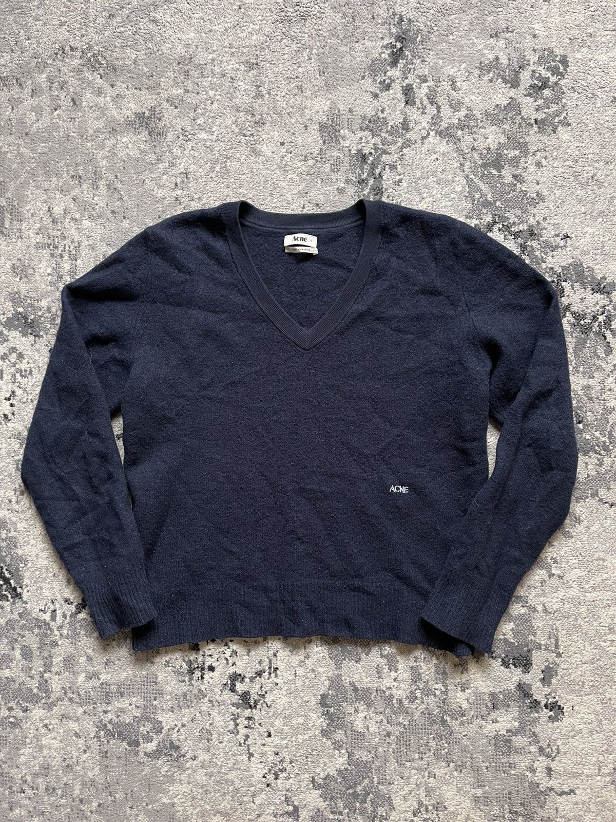 Acne Studios Acne Studios Knitted Sweater L 100% Lambswool Size US L / EU 52-54 / 3 - 1 Thumbnail