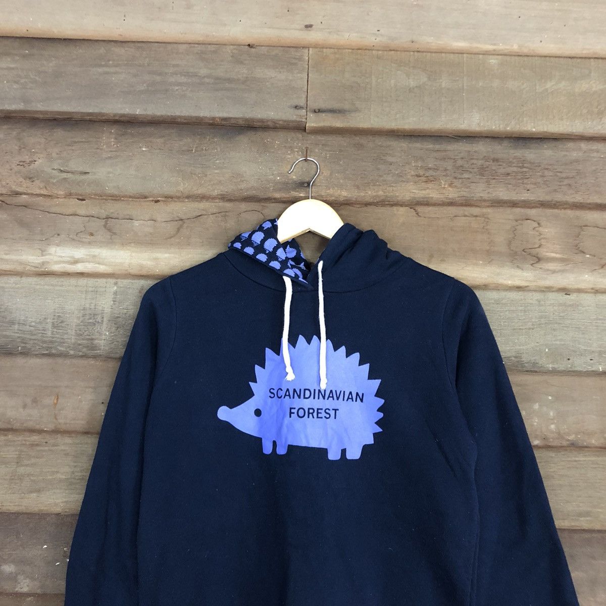 Japanese Brand Scandinavian Forest Blue Hoodies #3711 Size M / US 6-8 / IT 42-44 - 9 Thumbnail