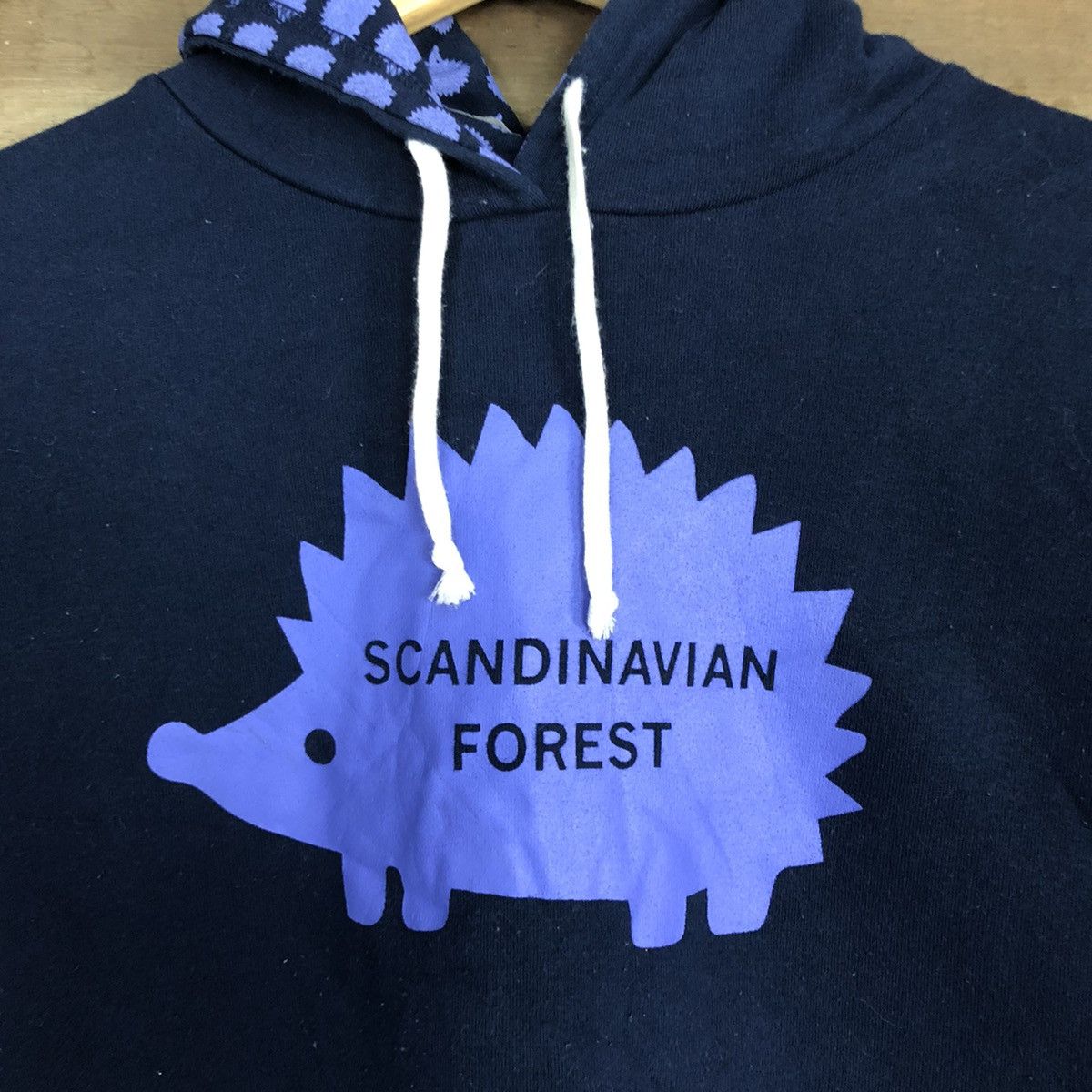 Japanese Brand Scandinavian Forest Blue Hoodies #3711 Size M / US 6-8 / IT 42-44 - 11 Thumbnail