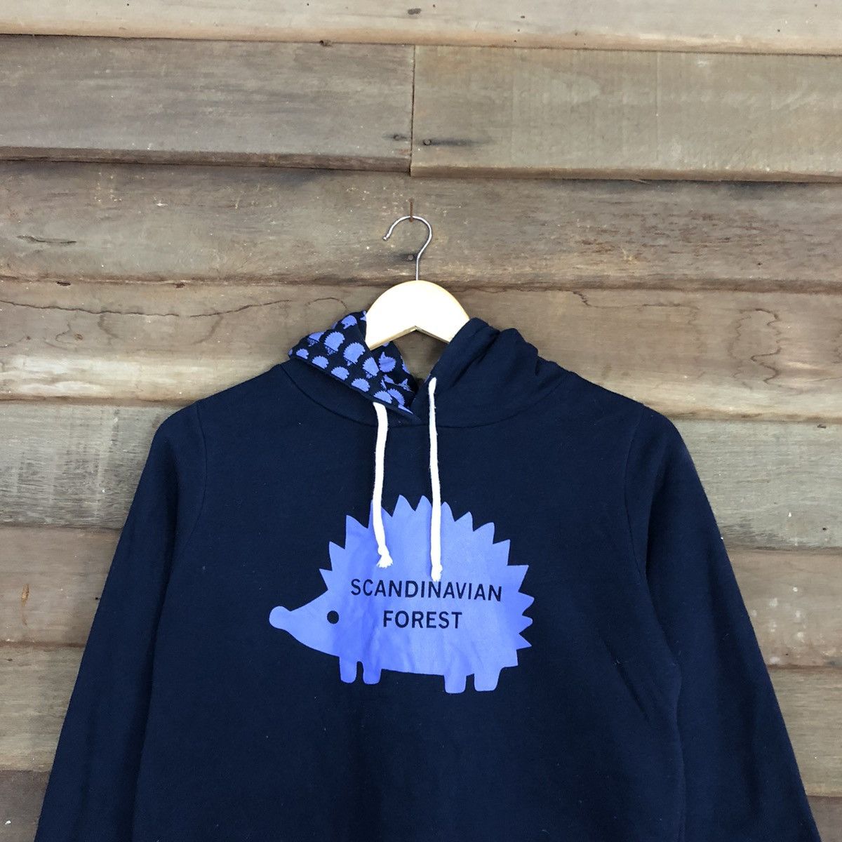 Japanese Brand Scandinavian Forest Blue Hoodies #3711 Size M / US 6-8 / IT 42-44 - 2 Thumbnail