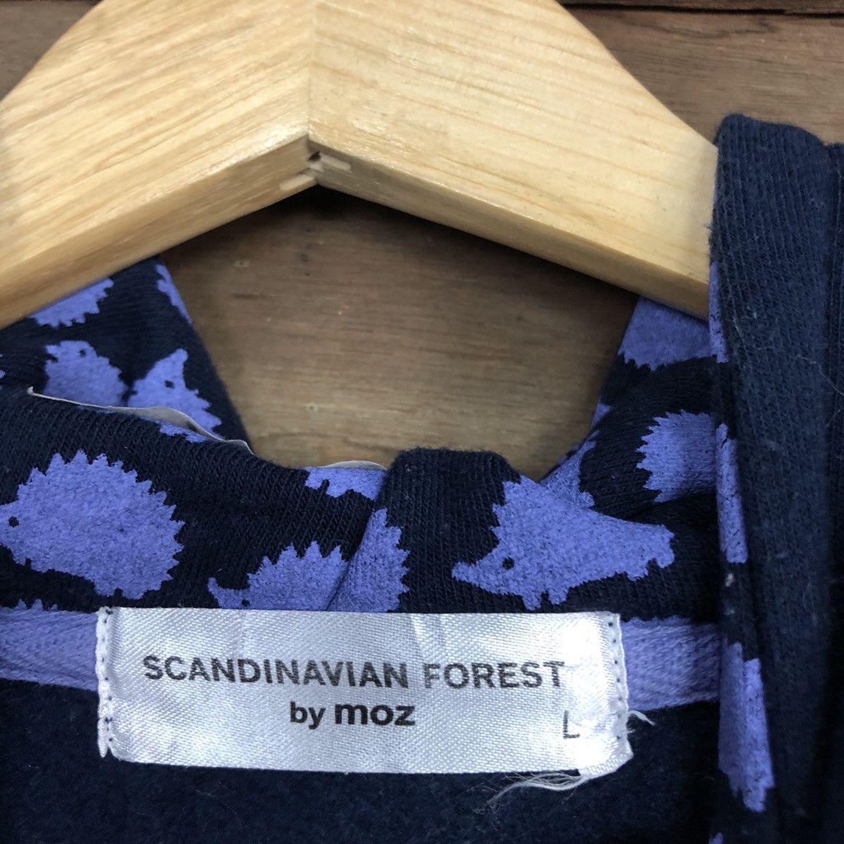Japanese Brand Scandinavian Forest Blue Hoodies #3711 Size M / US 6-8 / IT 42-44 - 12 Thumbnail