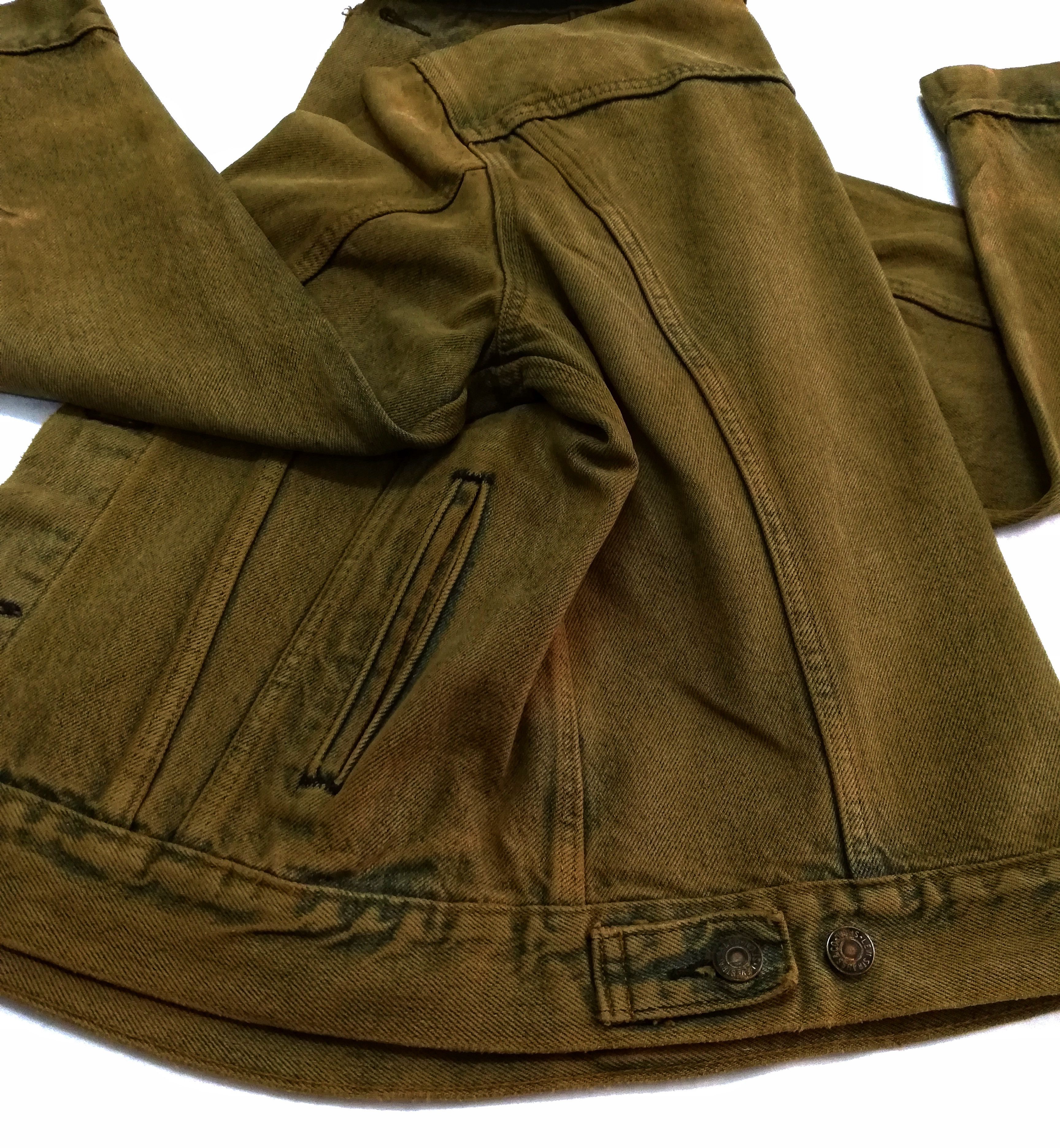 Levi's Vintage Clothing × Vintage 🔥Rare!! 80's Light Levi’s Rusty Colour Denim Jacket🔥 Size US M / EU 48-50 / 2 - 15 Thumbnail