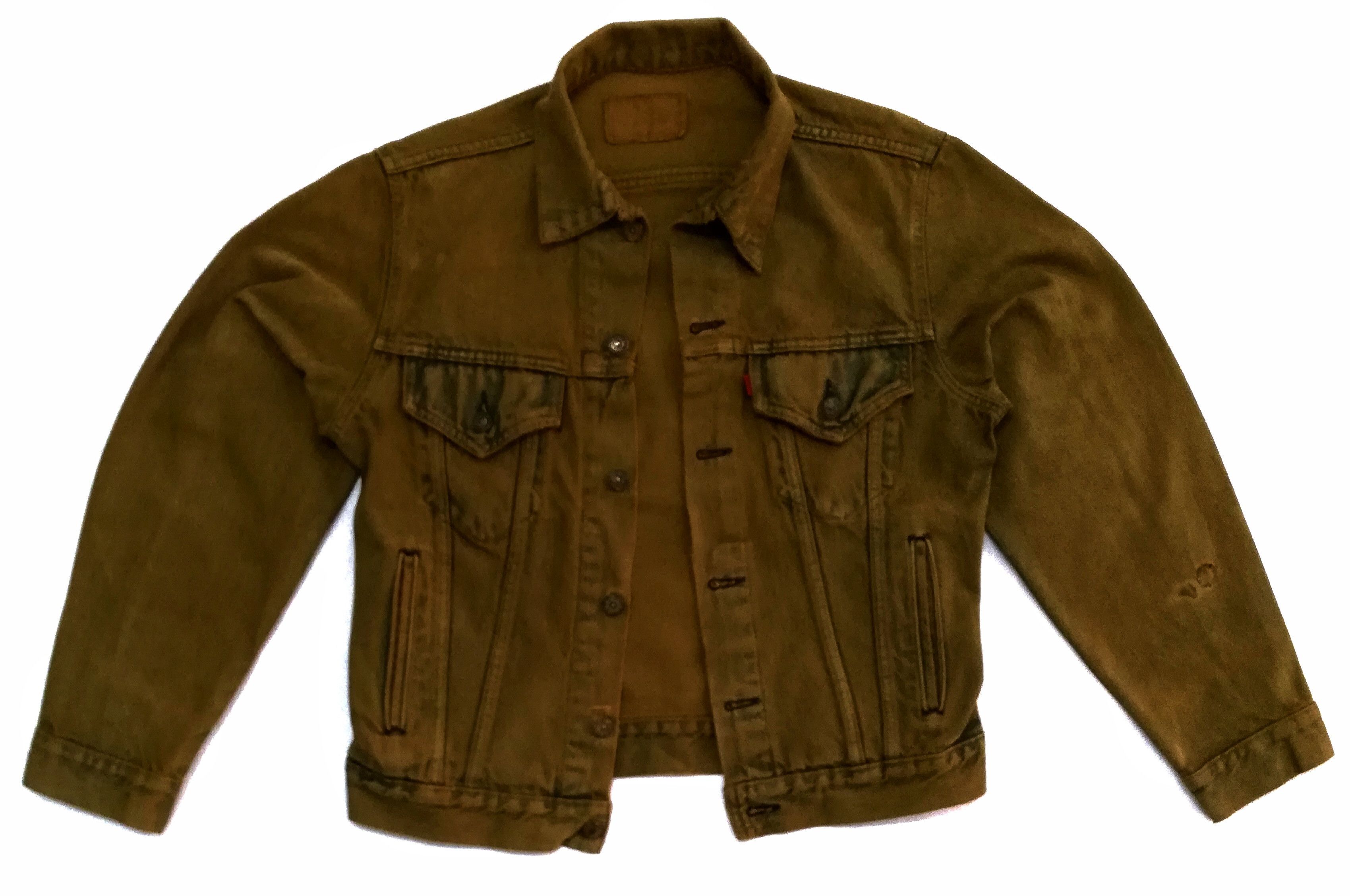 Levi's Vintage Clothing × Vintage 🔥Rare!! 80's Light Levi’s Rusty Colour Denim Jacket🔥 Size US M / EU 48-50 / 2 - 2 Thumbnail