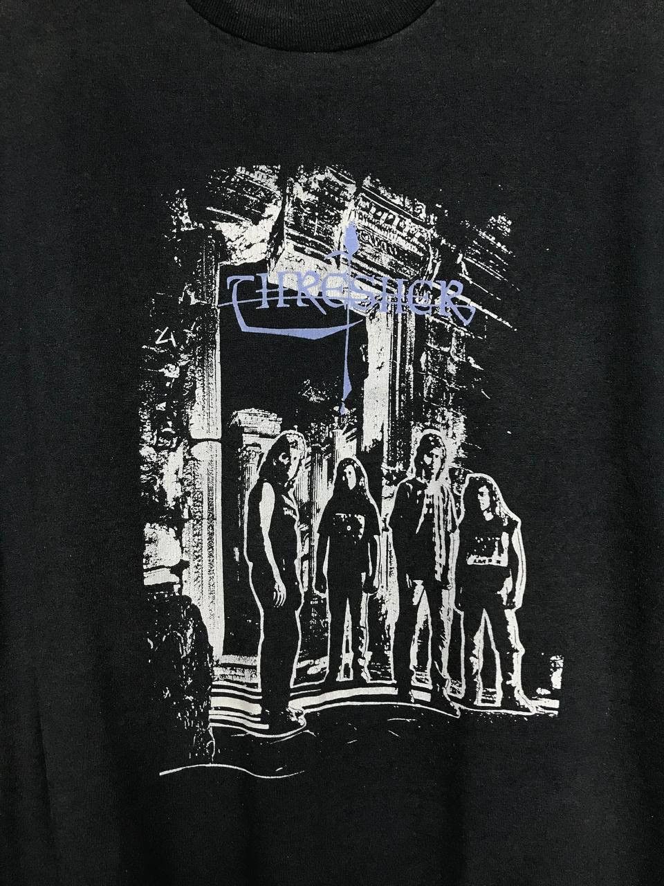 Band Tees × Vintage Thresher American vintage made in USA rock band tee Size US XL / EU 56 / 4 - 4 Thumbnail