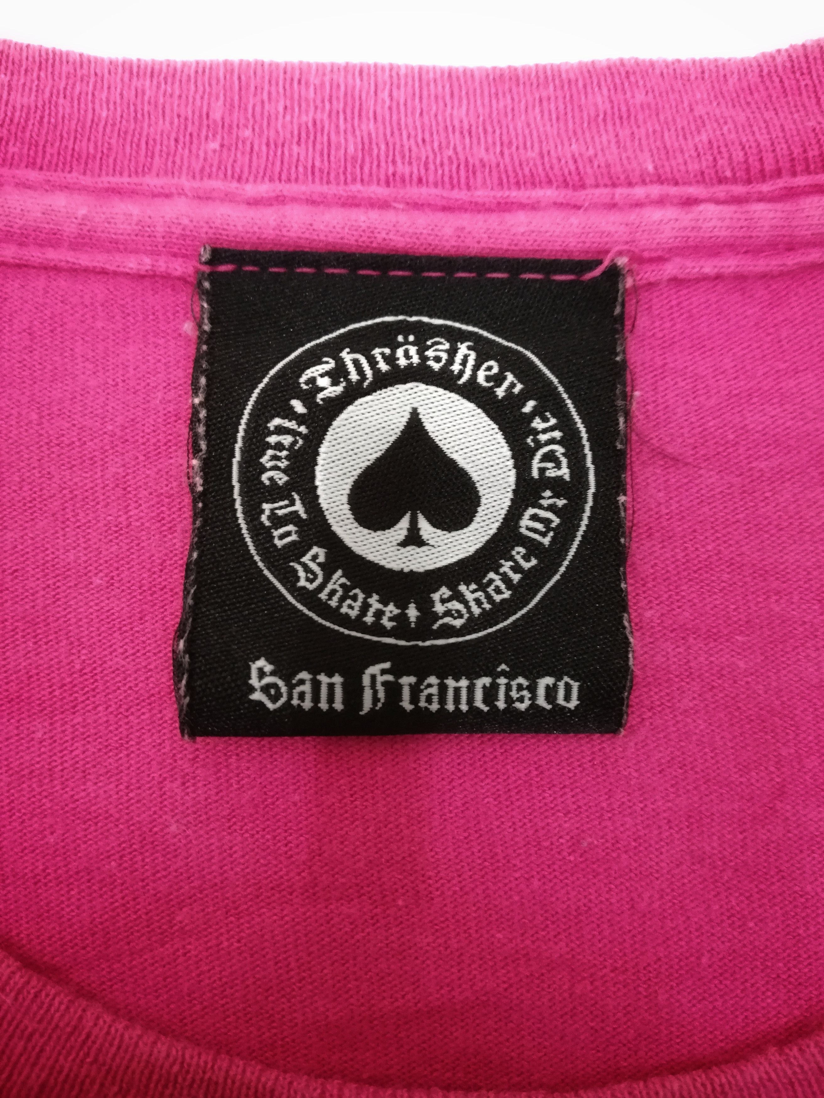 Thrasher 🔥Thrasher Magazine Big Logo Tee Pink T-shirt Cotton🔥 Size US M / EU 48-50 / 2 - 8 Thumbnail