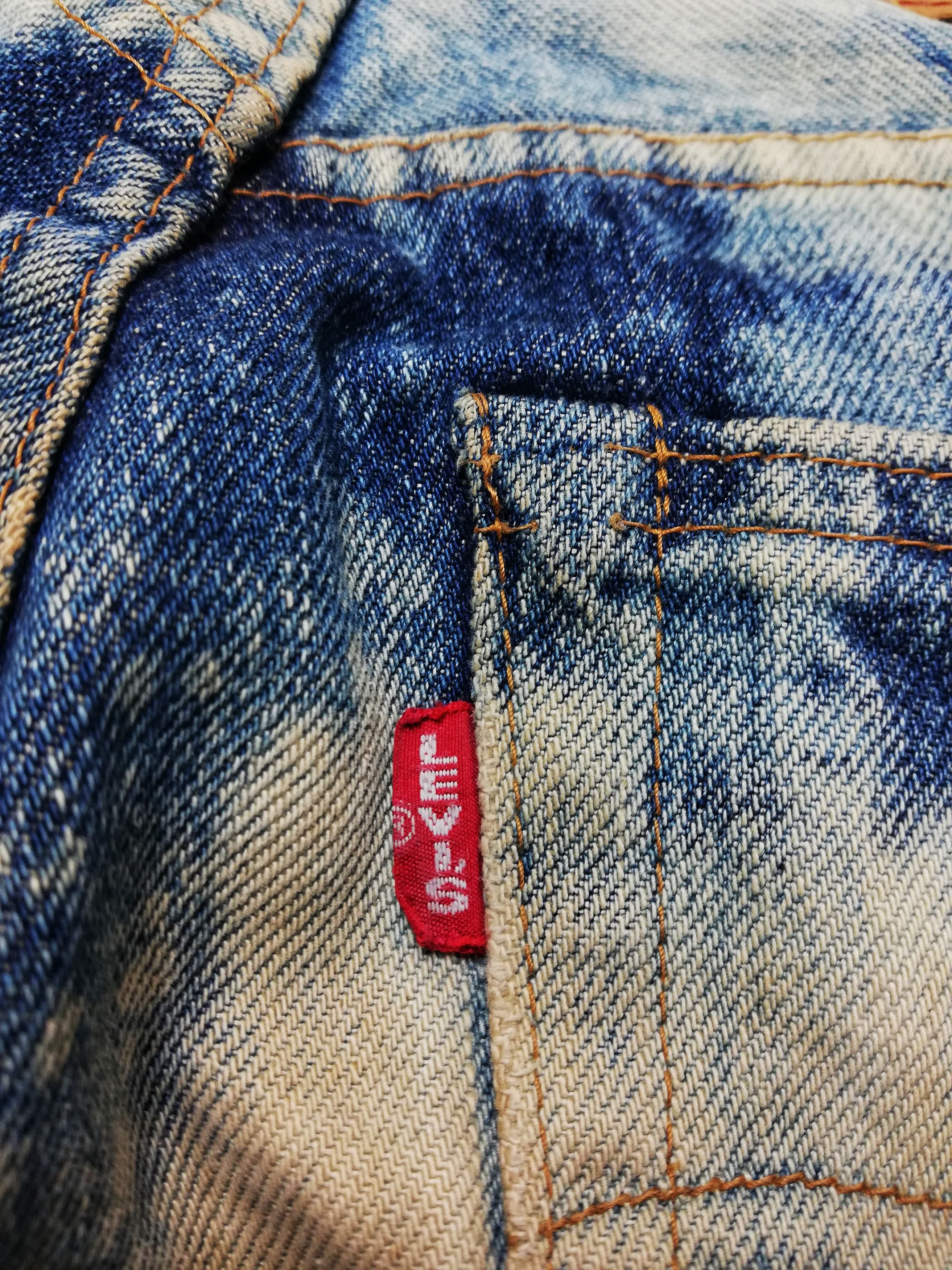 Levi's × Levi's Vintage Clothing 🔥Levi's 502 Custom Acid Wash Japan Bleacher Selvedge Jeans Size US 27 - 18 Thumbnail