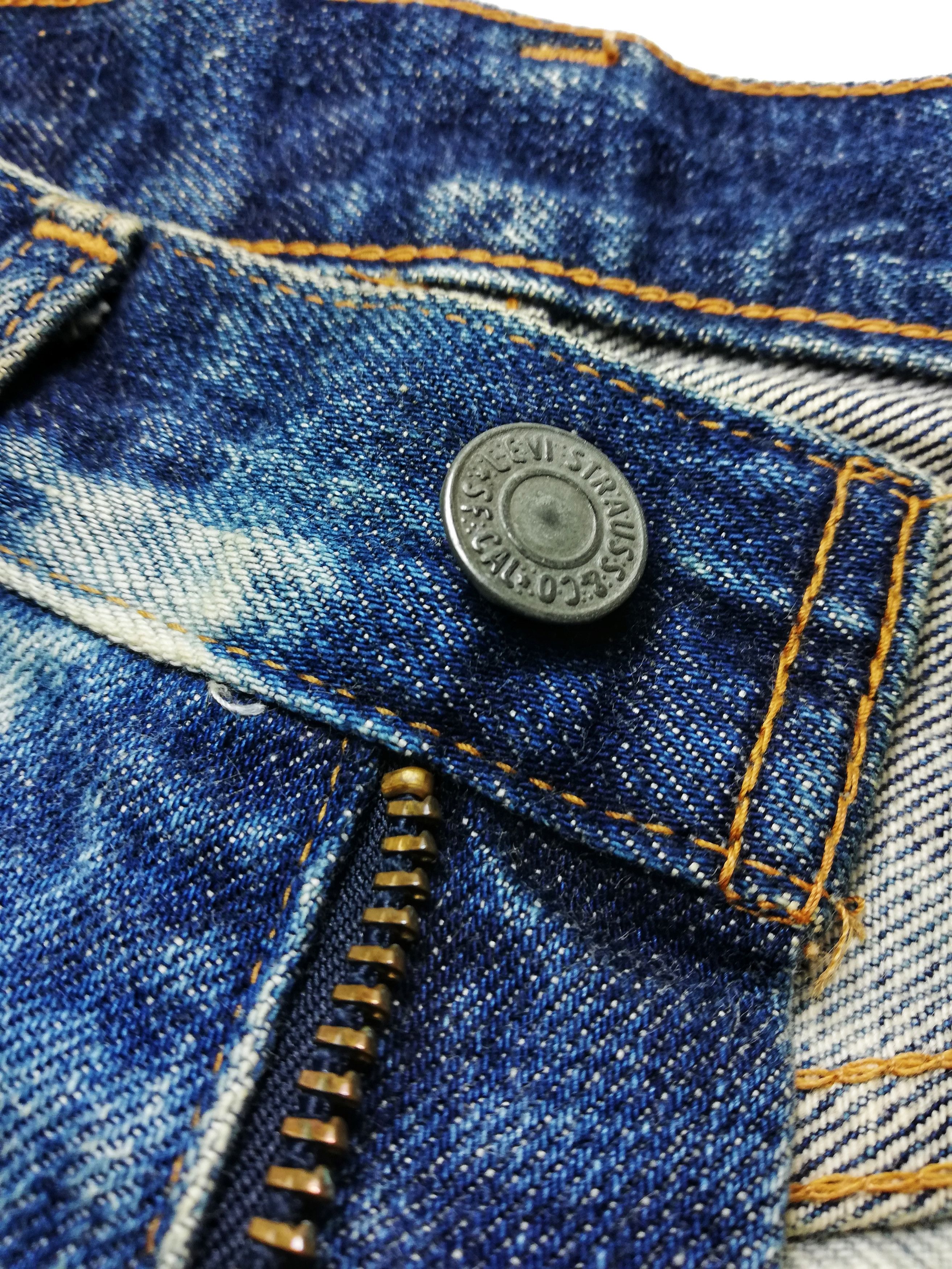 Levi's × Levi's Vintage Clothing 🔥Levi's 502 Custom Acid Wash Japan Bleacher Selvedge Jeans Size US 27 - 10 Thumbnail