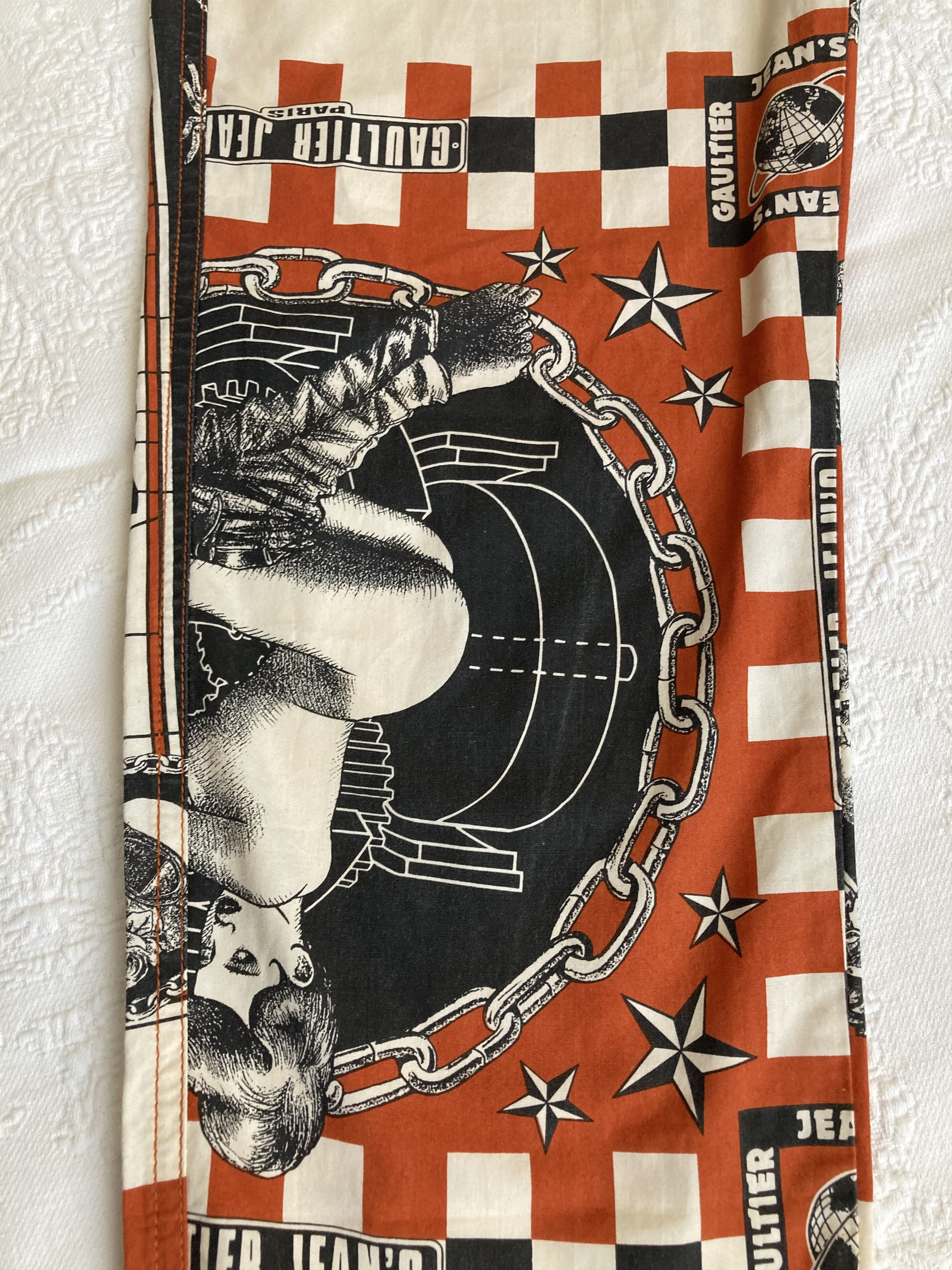 Jean Paul Gaultier Jean paul Gaultier SS94 Handkerchief printed pants Size US 26 / EU 42 - 5 Thumbnail