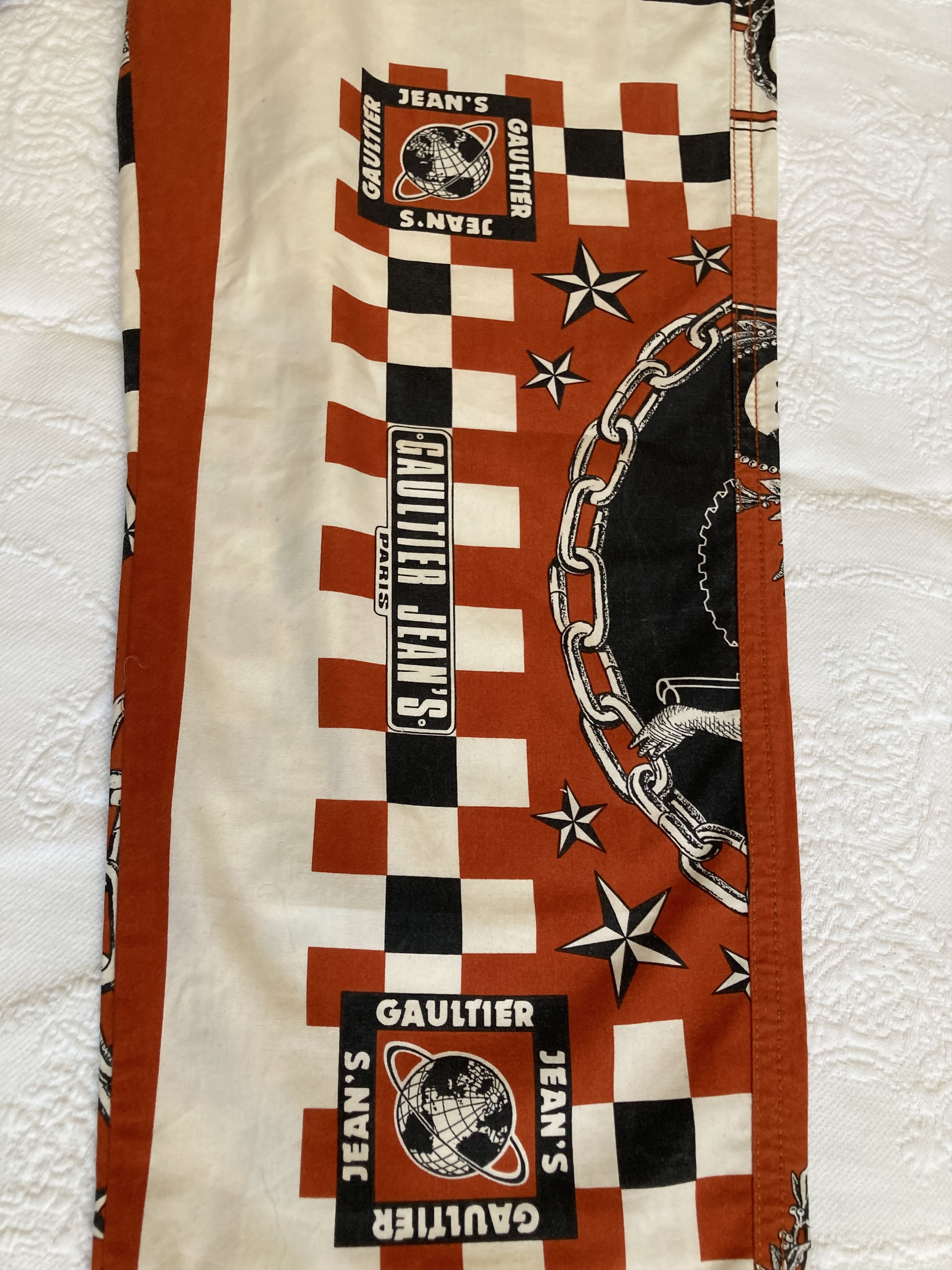 Jean Paul Gaultier Jean paul Gaultier SS94 Handkerchief printed pants Size US 26 / EU 42 - 11 Thumbnail