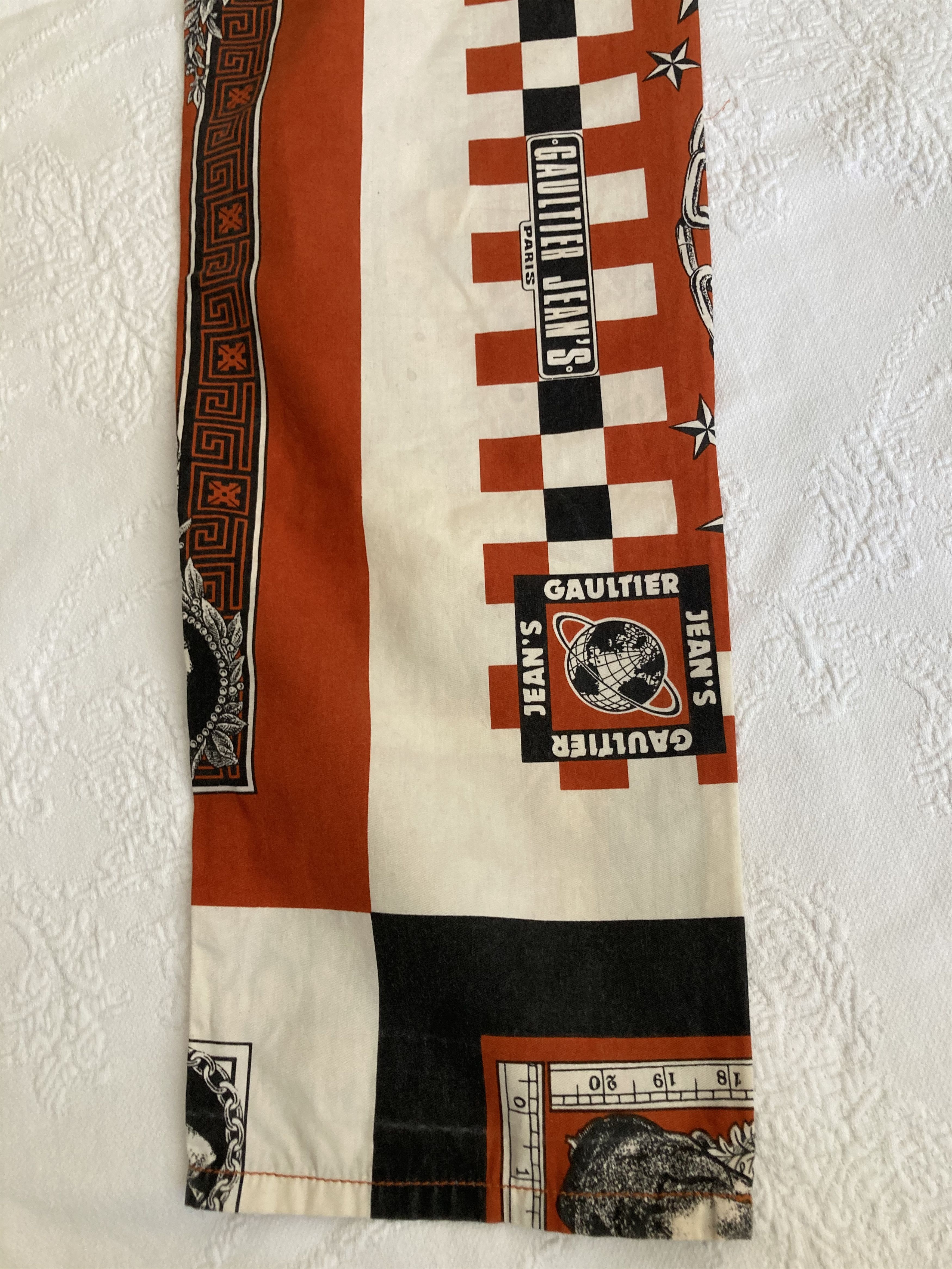 Jean Paul Gaultier Jean paul Gaultier SS94 Handkerchief printed pants Size US 26 / EU 42 - 23 Thumbnail