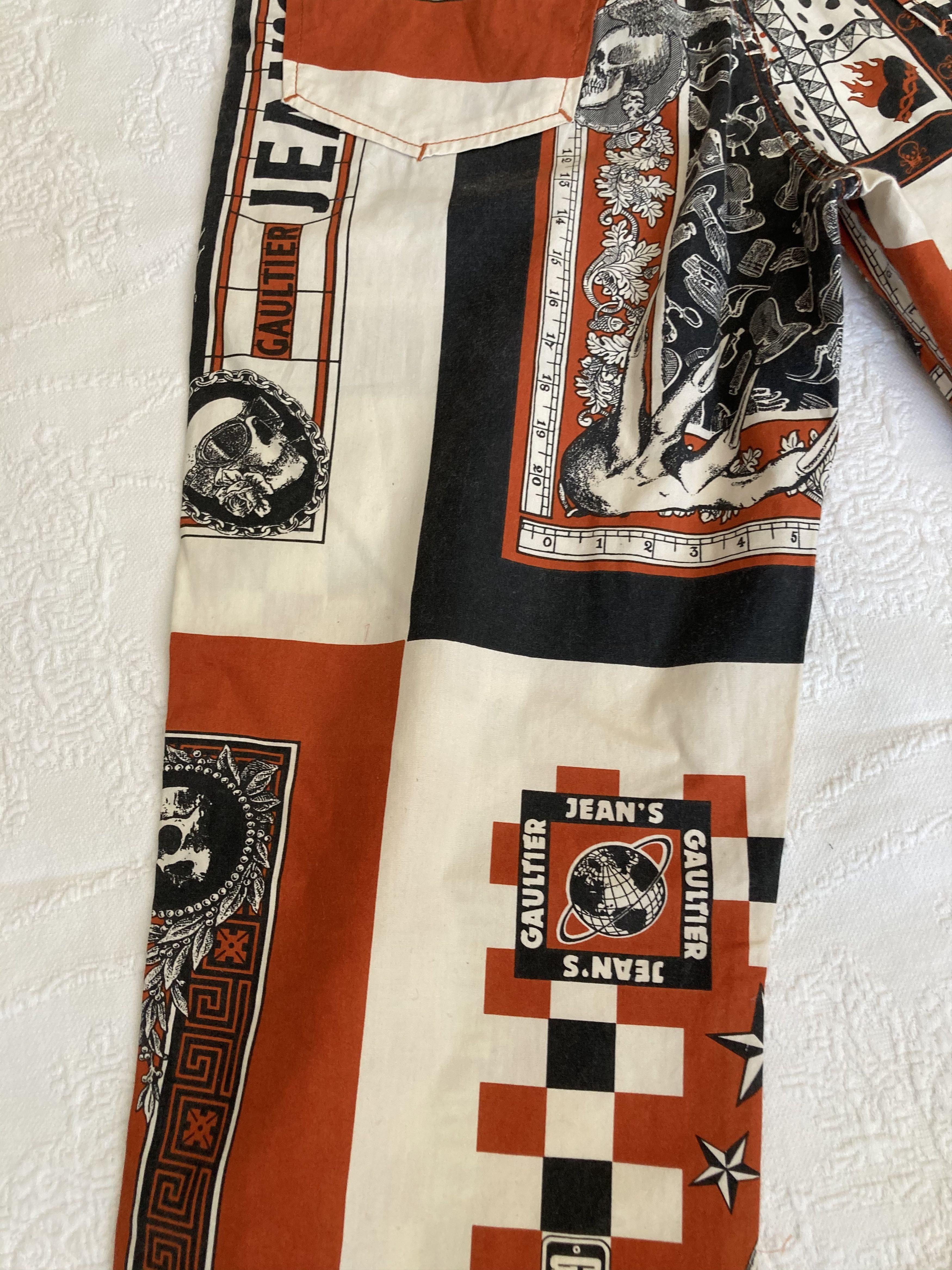 Jean Paul Gaultier Jean paul Gaultier SS94 Handkerchief printed pants Size US 26 / EU 42 - 22 Thumbnail