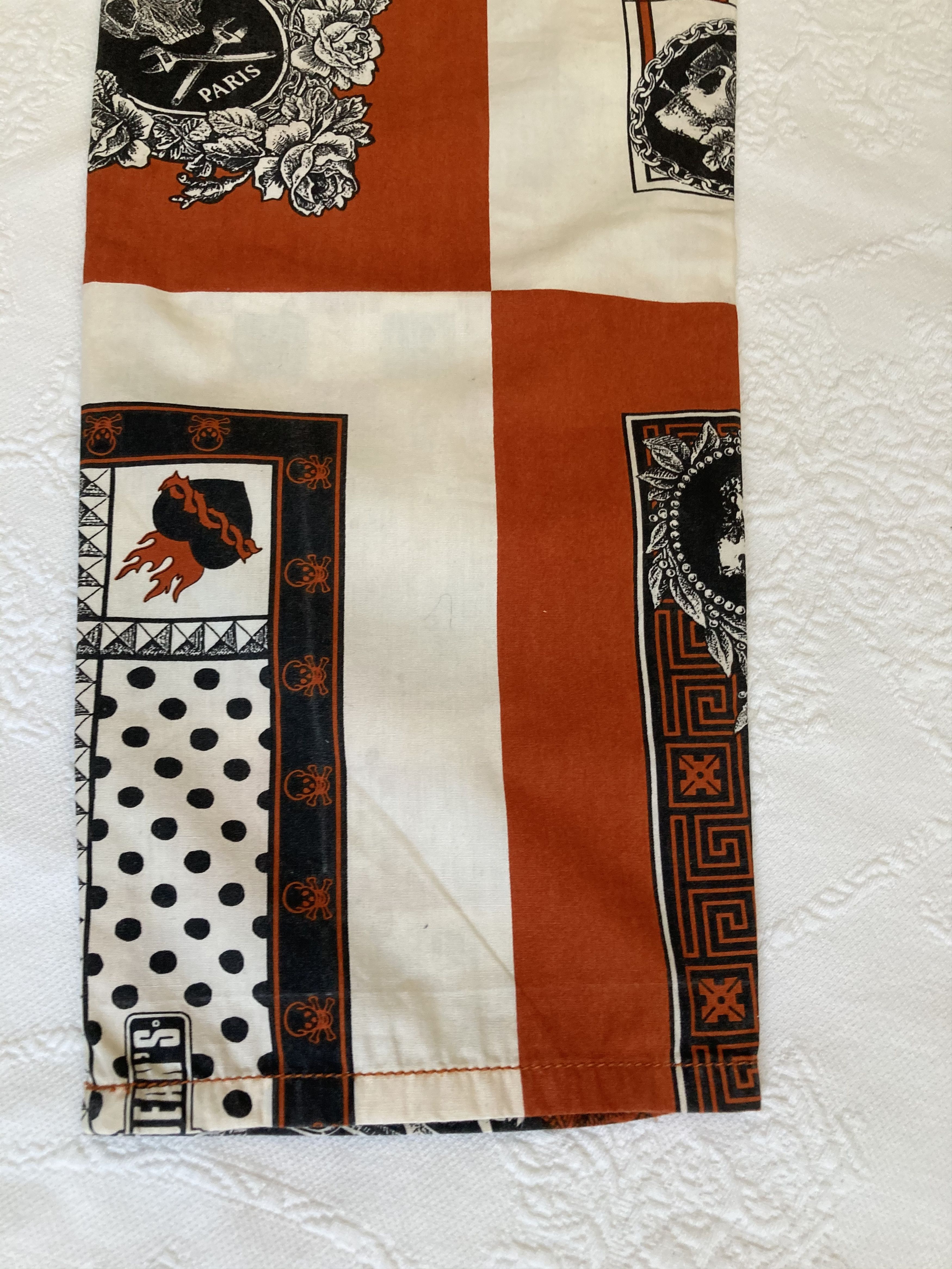 Jean Paul Gaultier Jean paul Gaultier SS94 Handkerchief printed pants Size US 26 / EU 42 - 15 Thumbnail