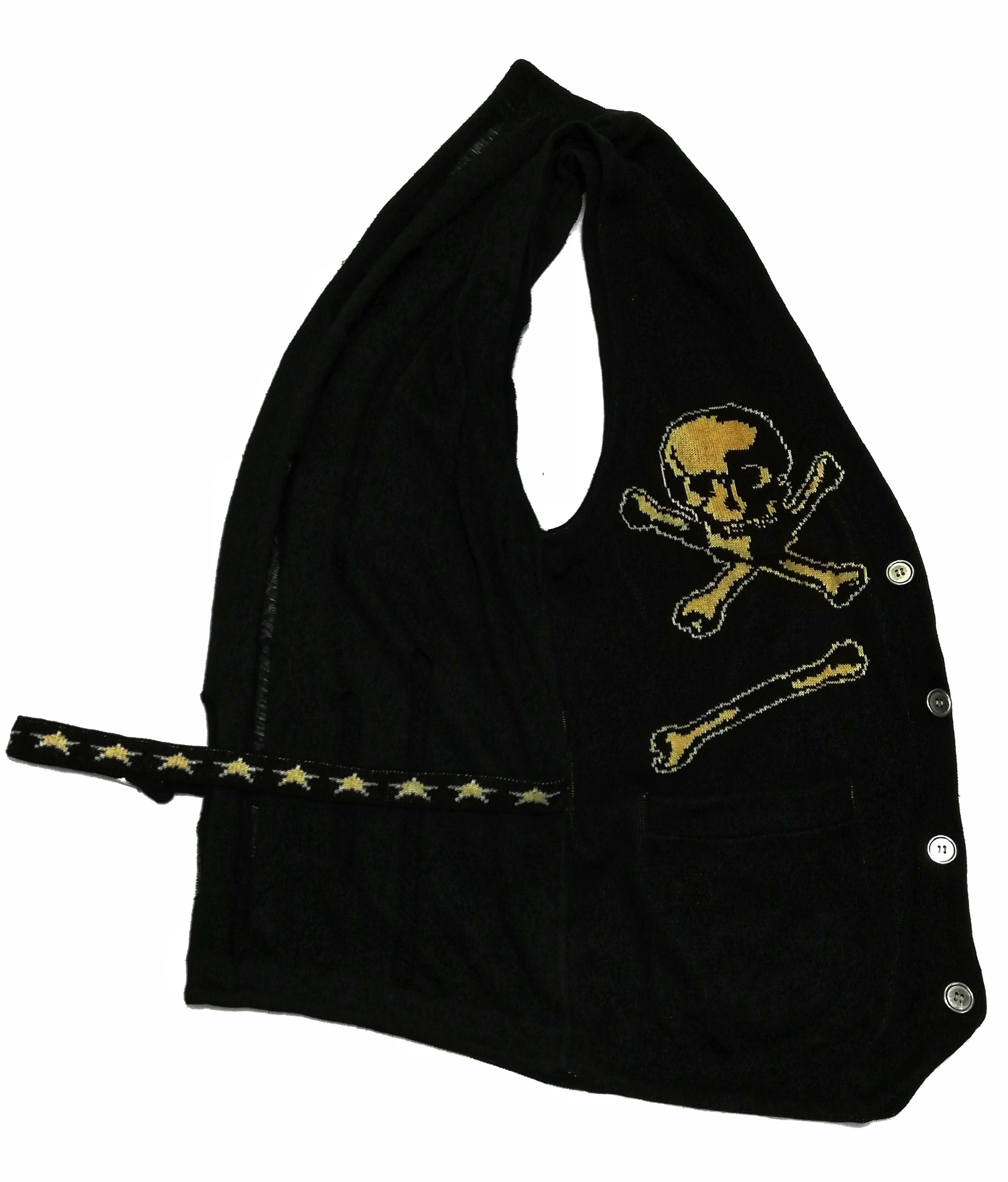 Japanese Brand 🔥Armed Sleeveless Distressed Skull Mastermind Design🔥 Size US M / EU 48-50 / 2 - 10 Thumbnail