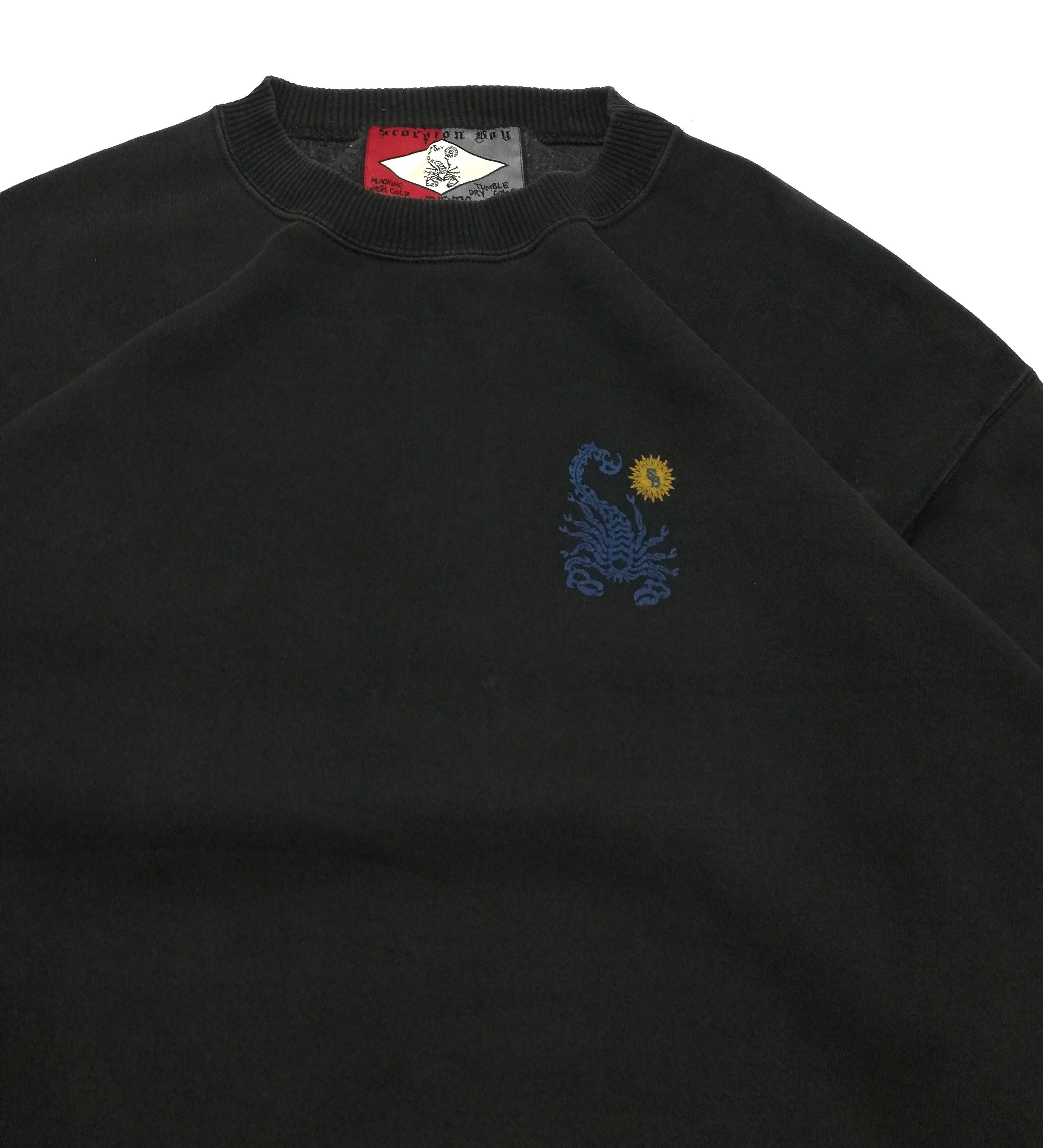 Vintage 🔥SCORPION BAY Authentic Mas Fina Sweatshirt Big Logo🔥 Size US XL / EU 56 / 4 - 4 Thumbnail