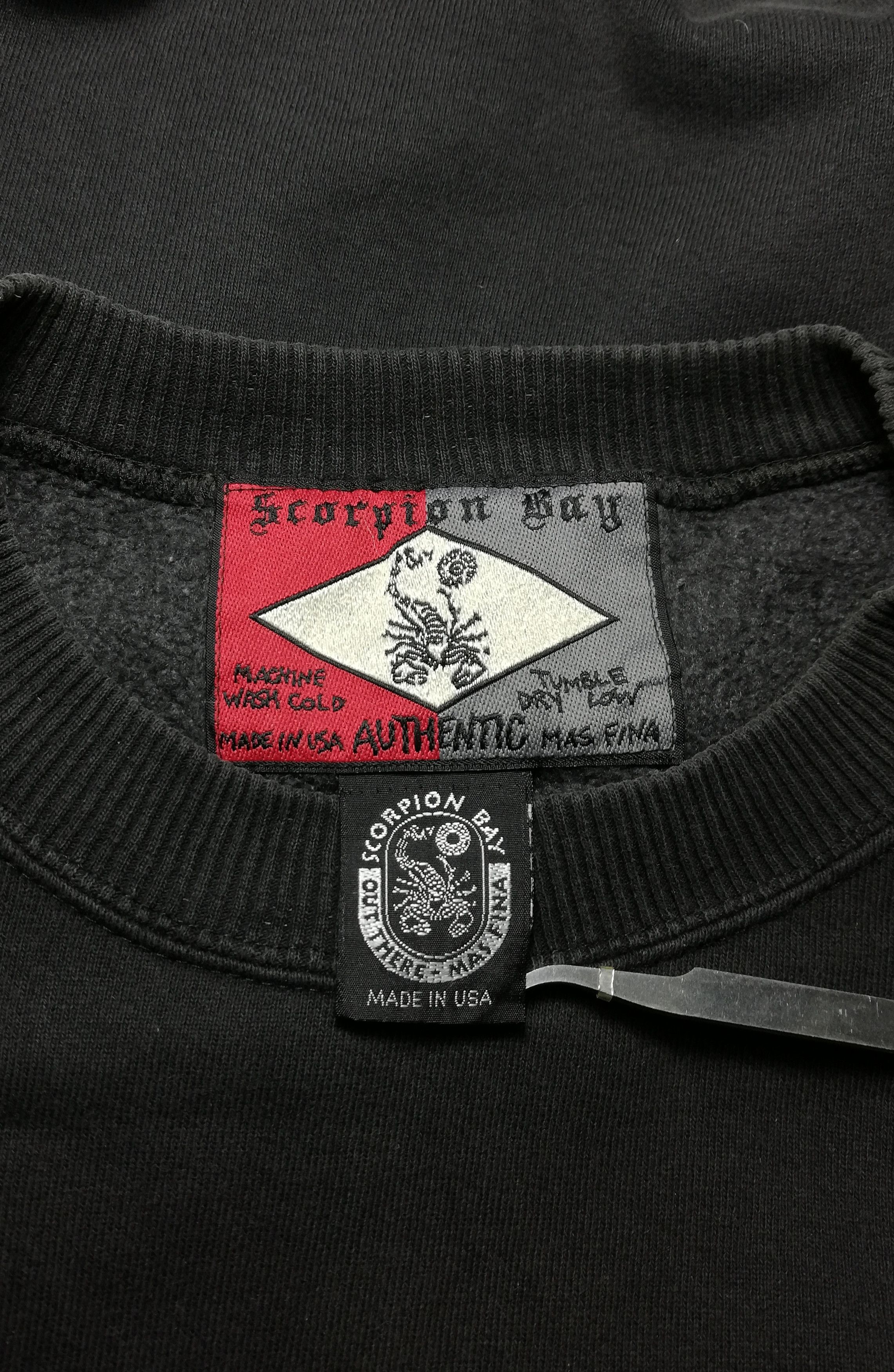 Vintage 🔥SCORPION BAY Authentic Mas Fina Sweatshirt Big Logo🔥 Size US XL / EU 56 / 4 - 7 Thumbnail