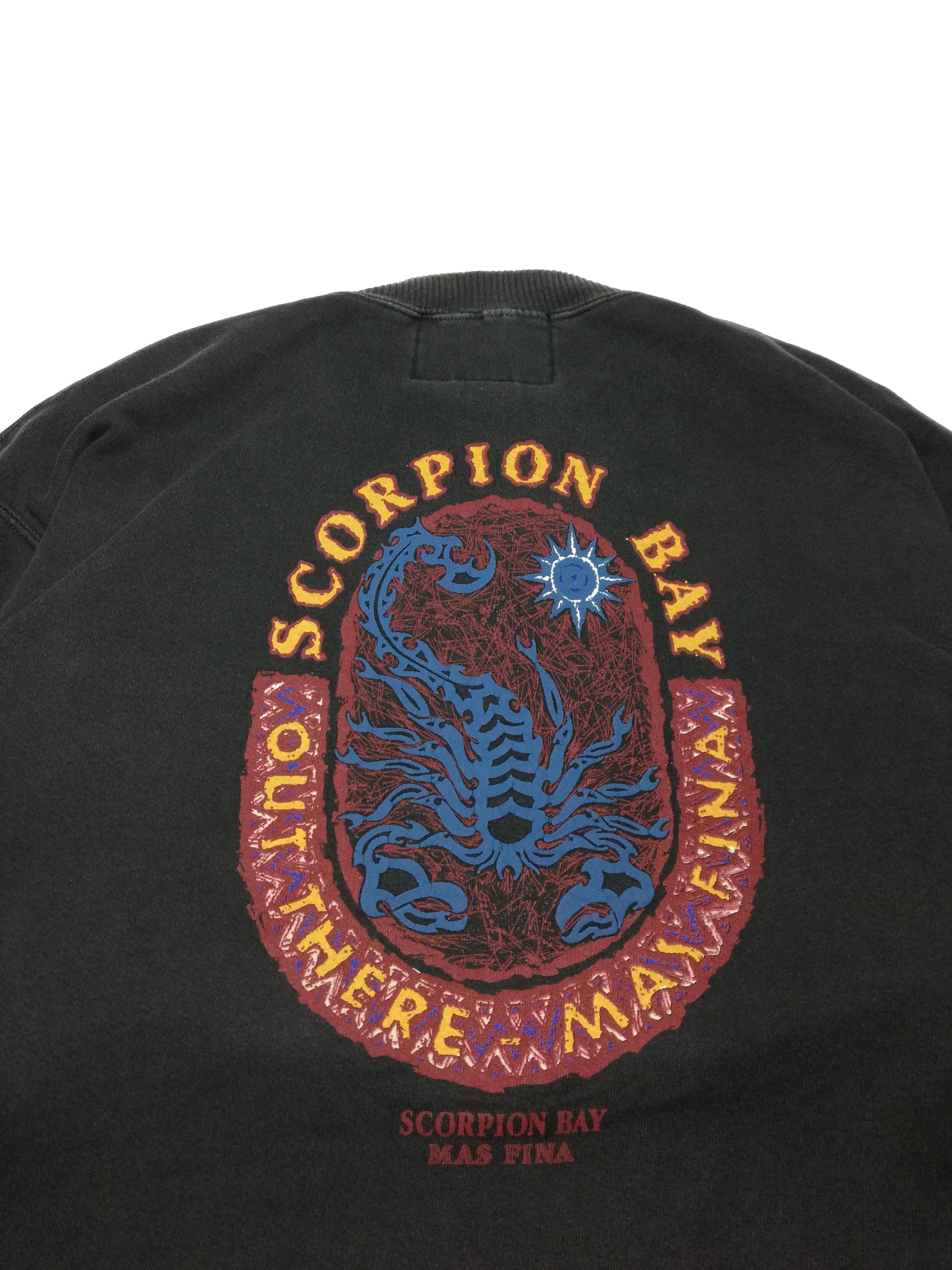 Vintage 🔥SCORPION BAY Authentic Mas Fina Sweatshirt Big Logo🔥 Size US XL / EU 56 / 4 - 2 Thumbnail