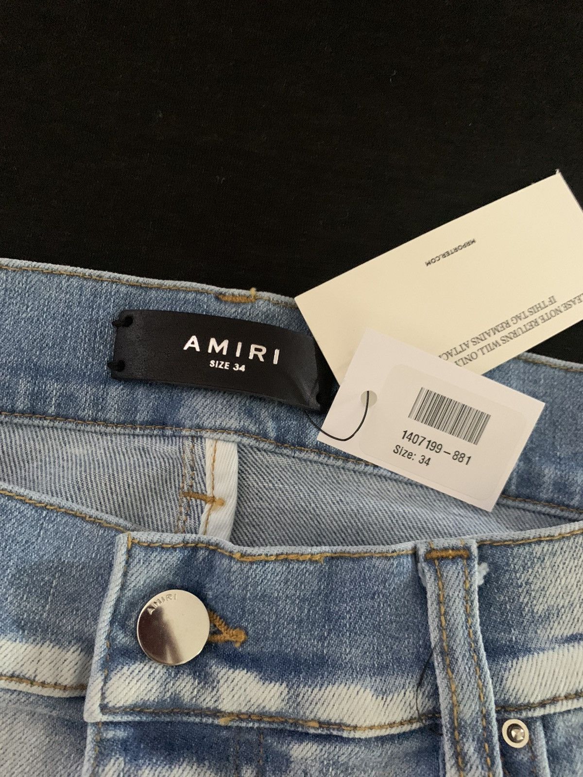 Amiri AMIRI Hibiscus Artpatch Skinny Jeans Size US 34 / EU 50 - 5 Thumbnail