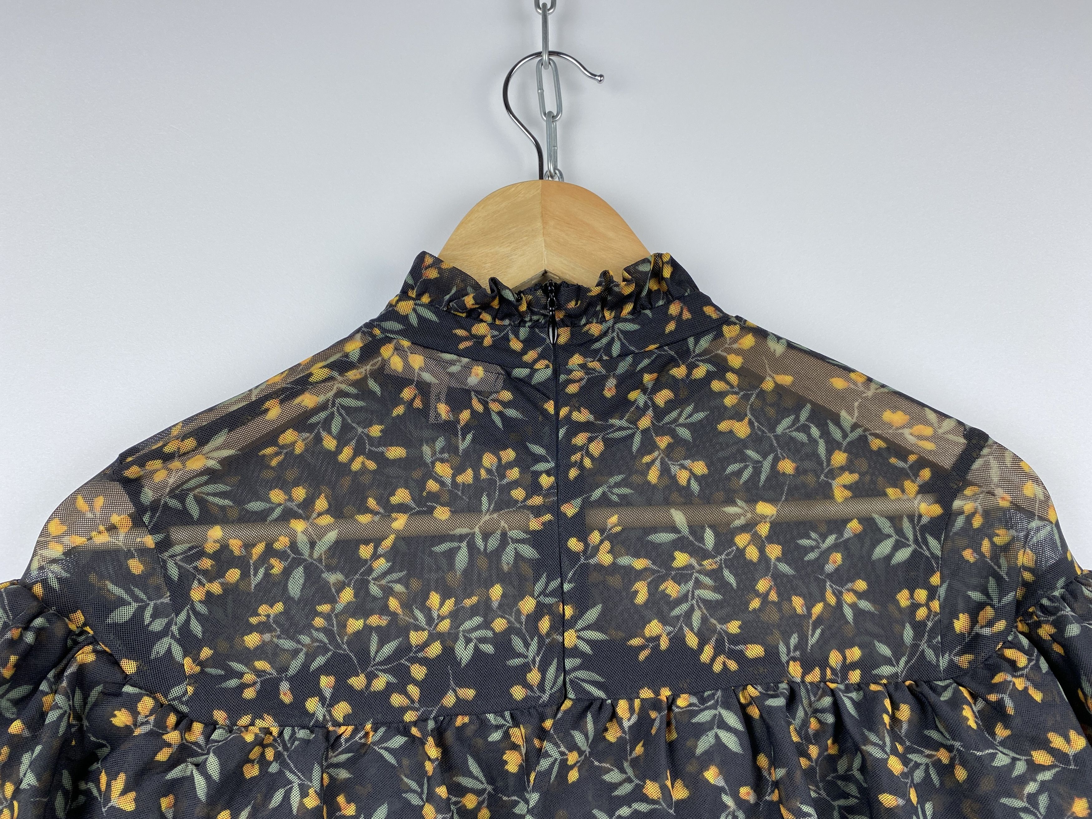 Ganni Ganni Floral Blouse Made in Portugal Size XS Size XS / US 0-2 / IT 36-38 - 12 Thumbnail