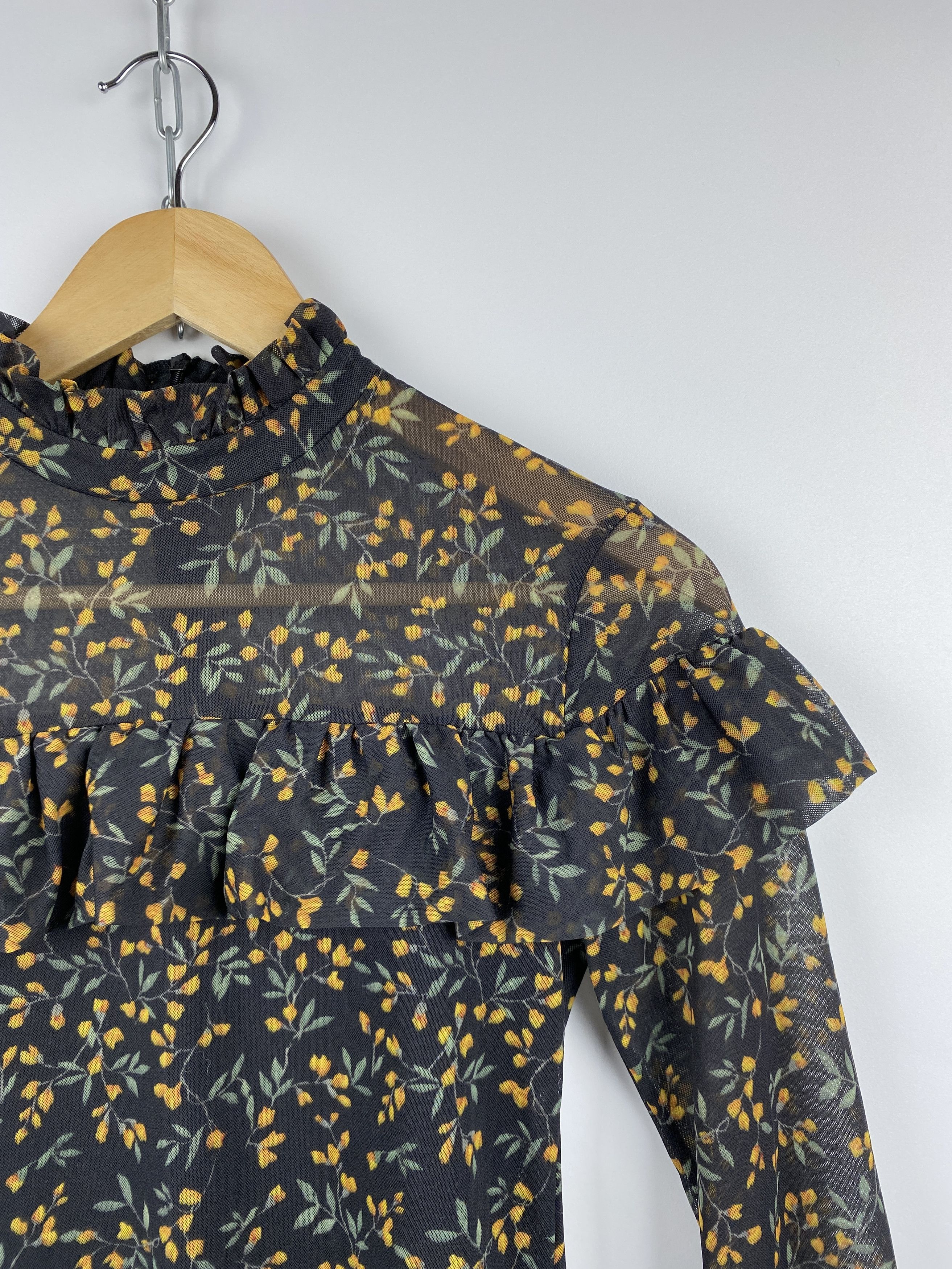Ganni Ganni Floral Blouse Made in Portugal Size XS Size XS / US 0-2 / IT 36-38 - 4 Thumbnail