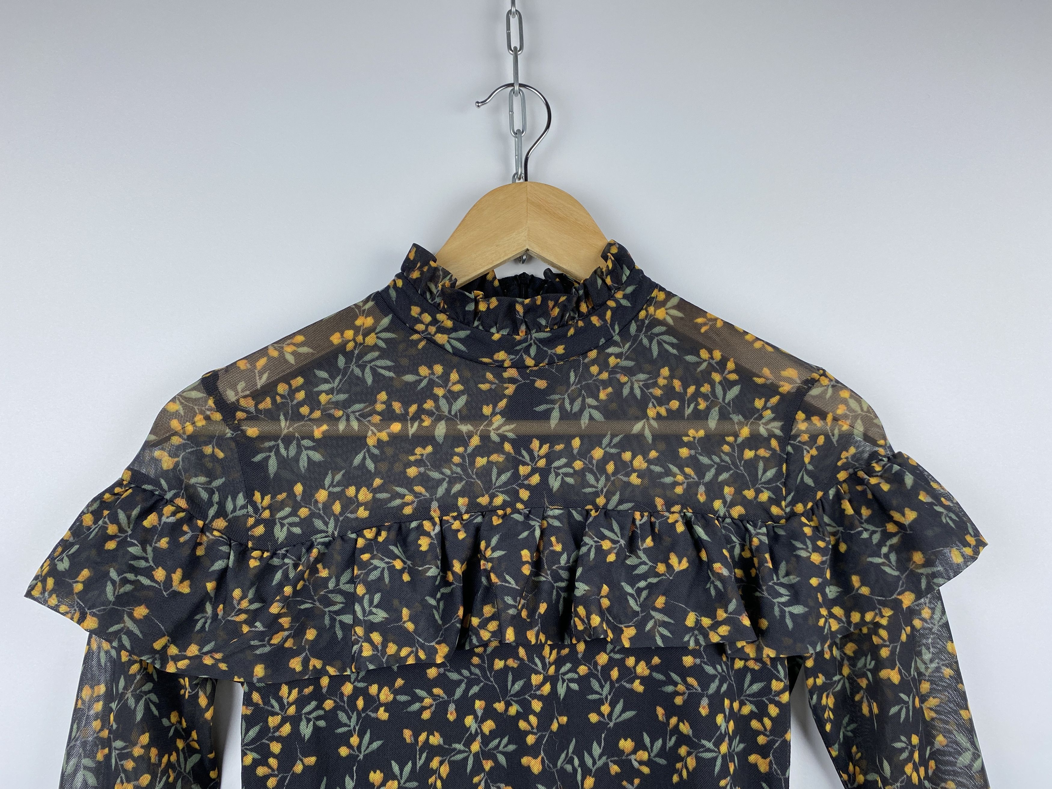 Ganni Ganni Floral Blouse Made in Portugal Size XS Size XS / US 0-2 / IT 36-38 - 5 Thumbnail