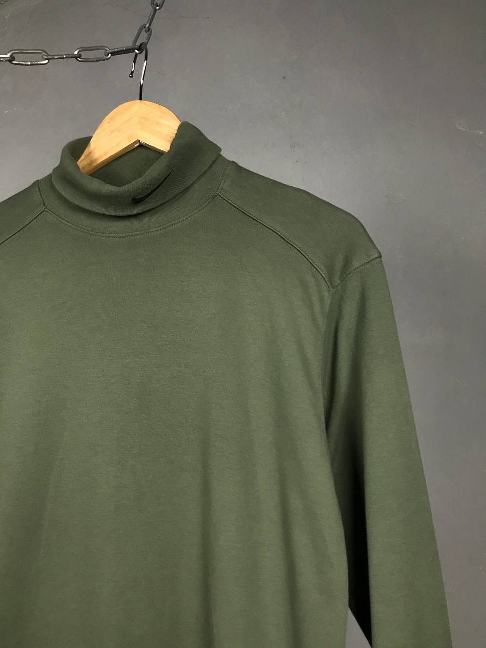 Vintage Nike swoosh streetwear vintage green golf sweatshirt Size US S / EU 44-46 / 1 - 2 Thumbnail
