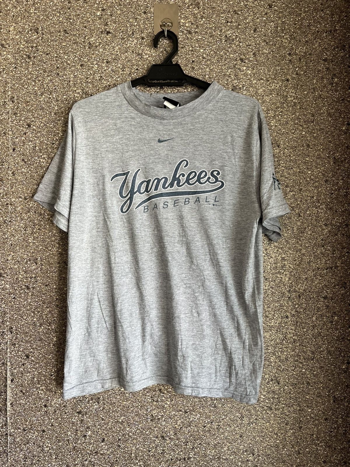 image of Vintage Yankees Baseball Ft11 in Grey, Men's (Size XL)