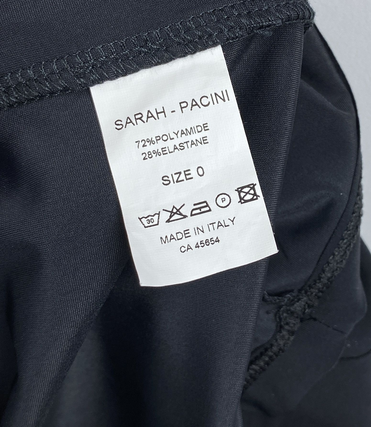 Sarah Pacini Sarah Pacini Elegant Black Dress Made in Italy Size XS Size XS / US 0-2 / IT 36-38 - 8 Thumbnail