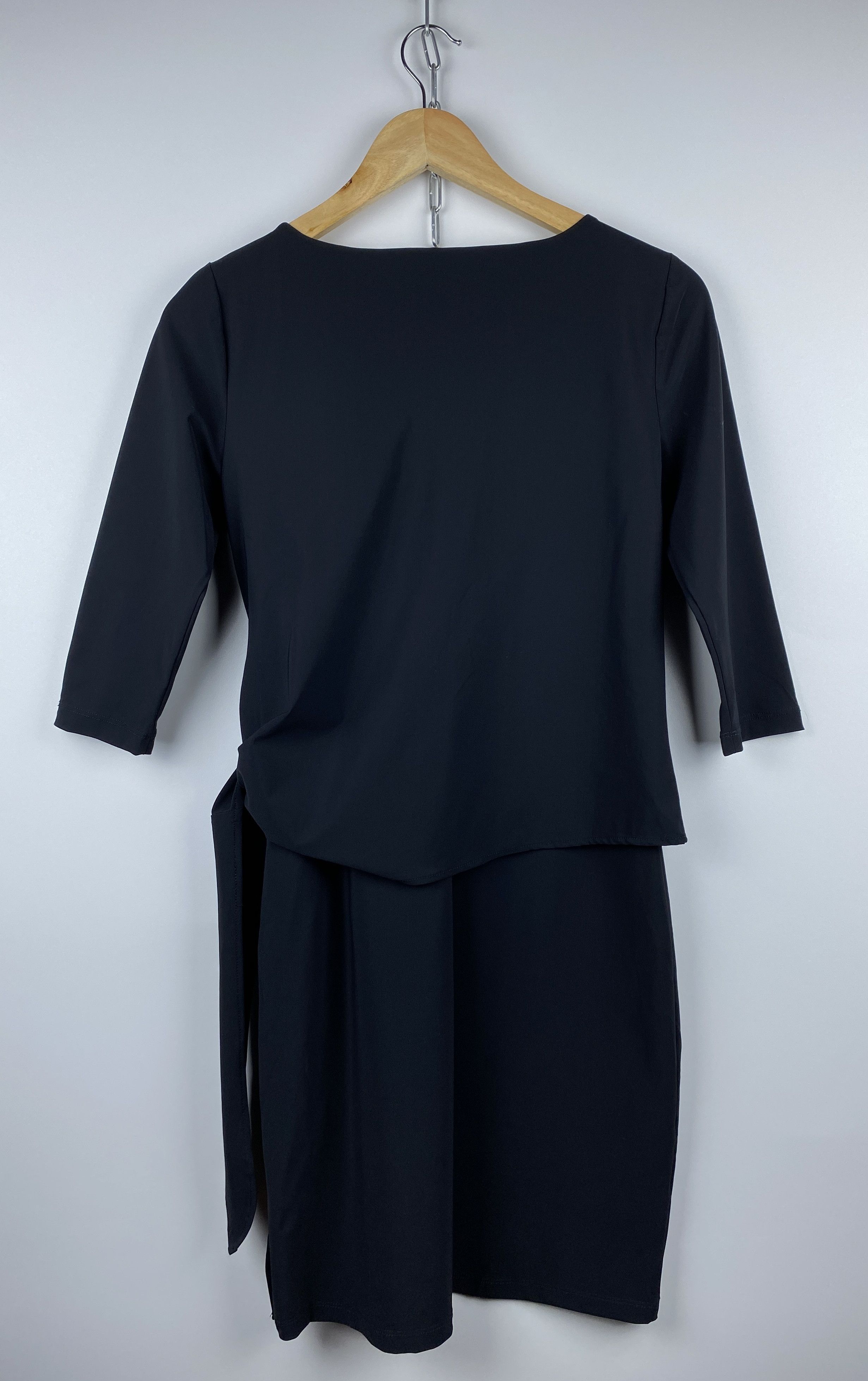 Sarah Pacini Sarah Pacini Elegant Black Dress Made in Italy Size XS Size XS / US 0-2 / IT 36-38 - 9 Thumbnail