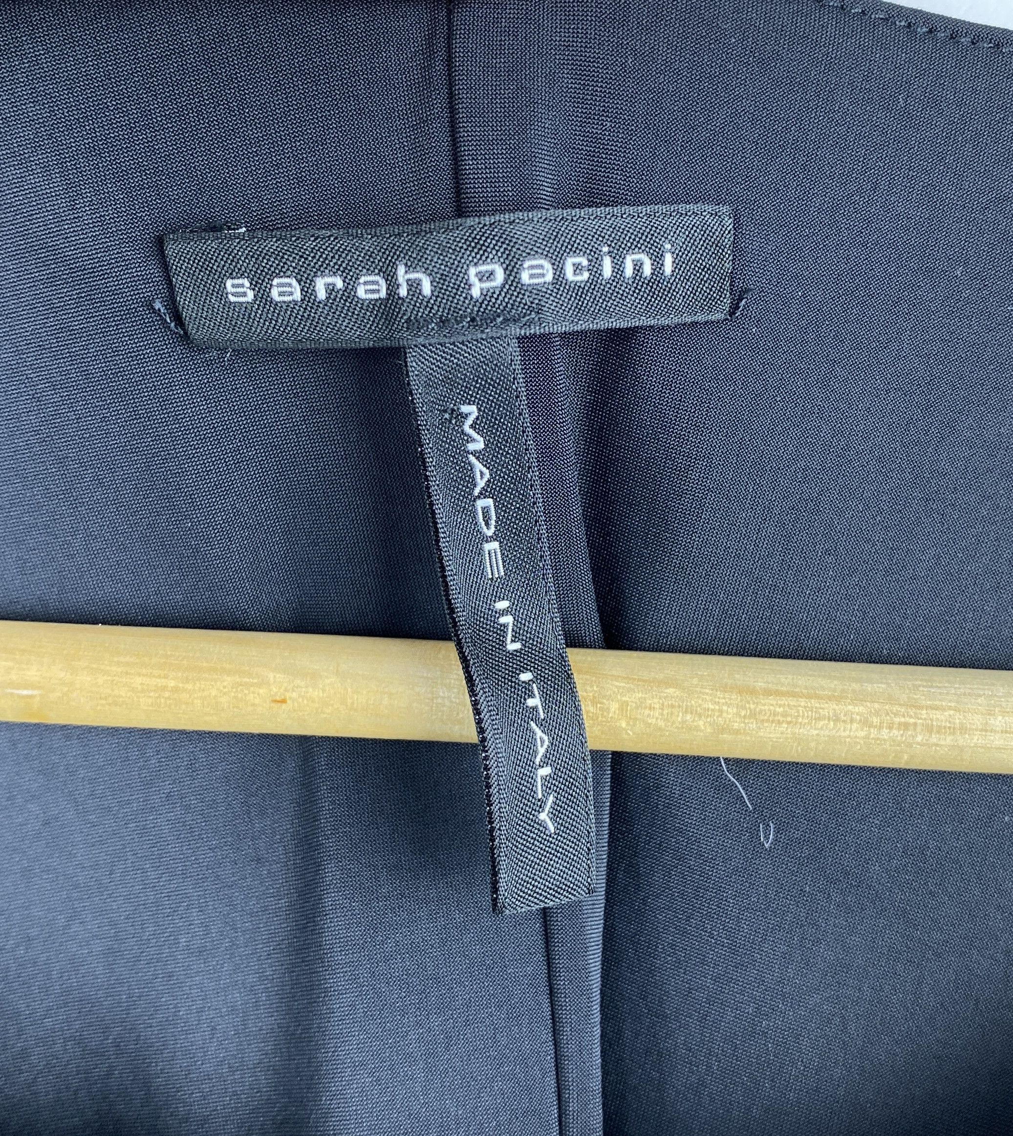 Sarah Pacini Sarah Pacini Elegant Black Dress Made in Italy Size XS Size XS / US 0-2 / IT 36-38 - 7 Thumbnail