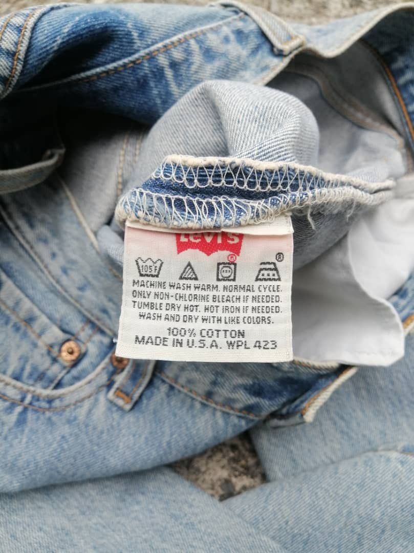 Levi's × Levi's Vintage Clothing Vintage Levi's Strauss 501 Fly Button Denim Jeans Size US 29 - 7 Thumbnail