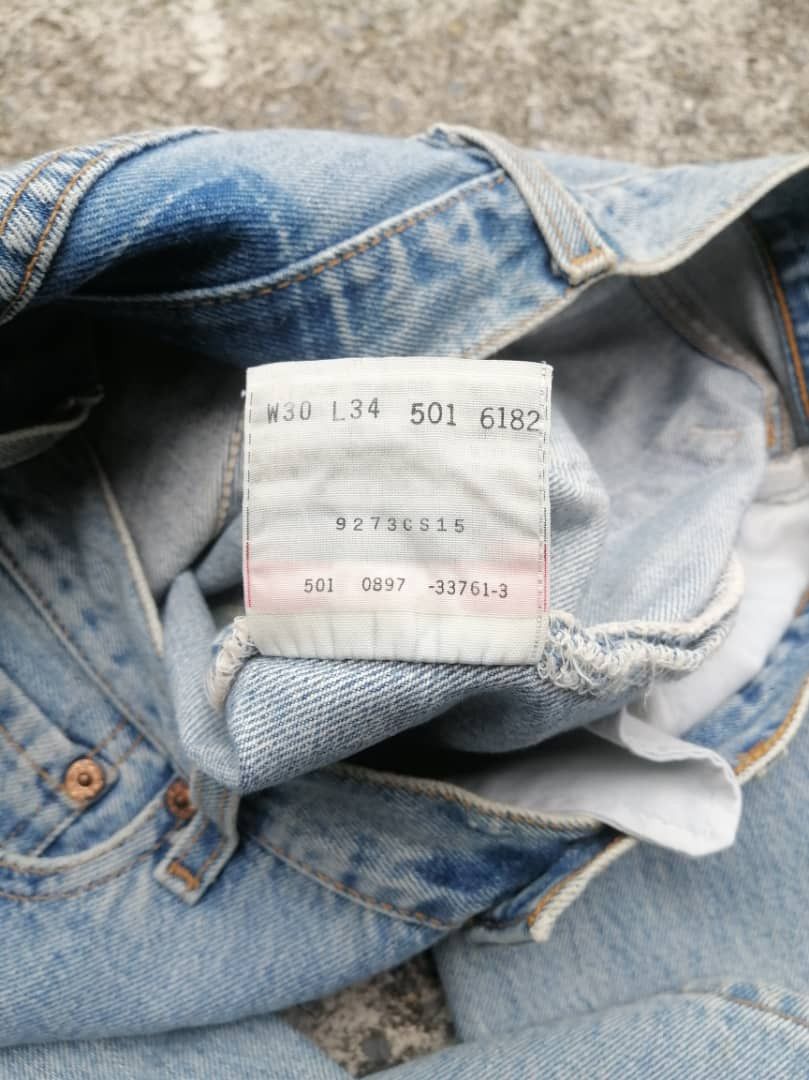 Levi's × Levi's Vintage Clothing Vintage Levi's Strauss 501 Fly Button Denim Jeans Size US 29 - 8 Thumbnail