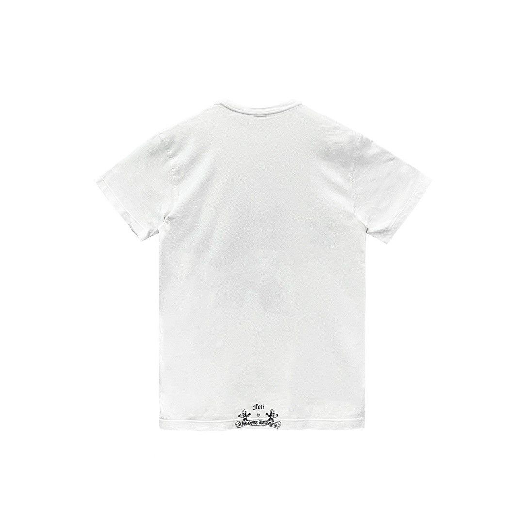 Chrome Hearts Chrome Hearts Foti Logo Short Sleeve Tee Size L / US 10 / IT 46 - 2 Thumbnail