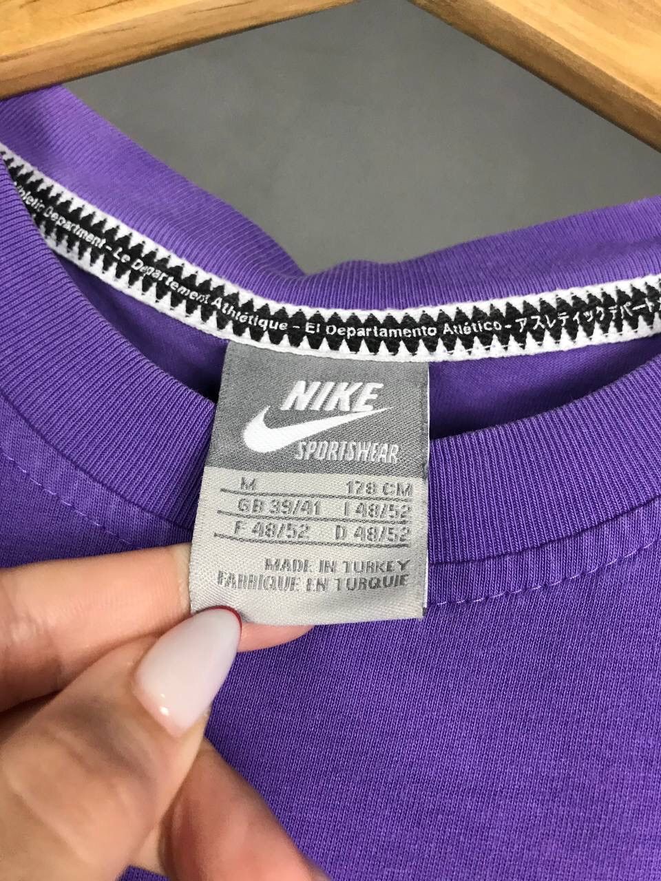 Vintage Nike ATH vintage streetwear tee Size US M / EU 48-50 / 2 - 6 Thumbnail