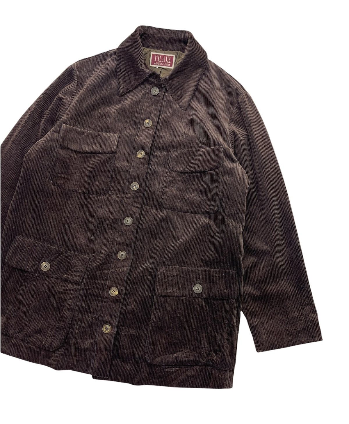Alviero Martini ALVIERO MARTINI CORDUROY JACKET Size US L / EU 52-54 / 3 - 5 Thumbnail