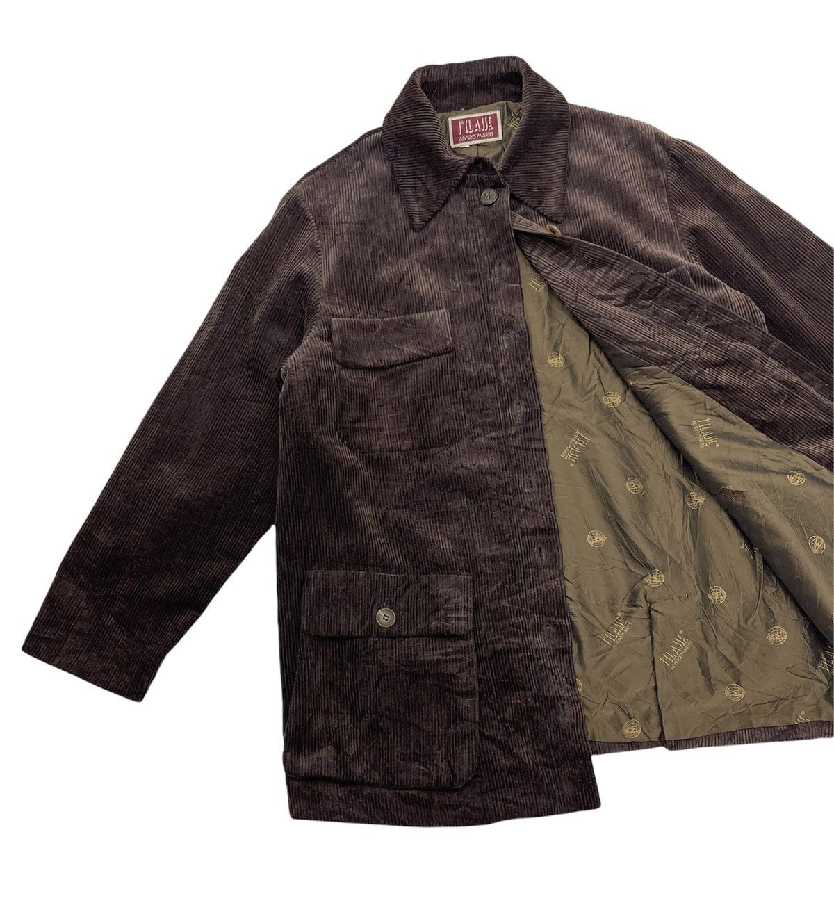 Alviero Martini ALVIERO MARTINI CORDUROY JACKET Size US L / EU 52-54 / 3 - 6 Thumbnail