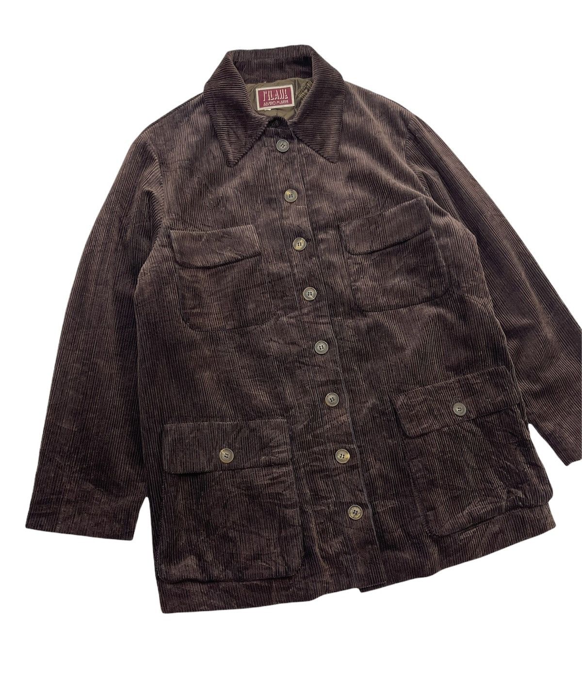 Alviero Martini ALVIERO MARTINI CORDUROY JACKET Size US L / EU 52-54 / 3 - 4 Thumbnail
