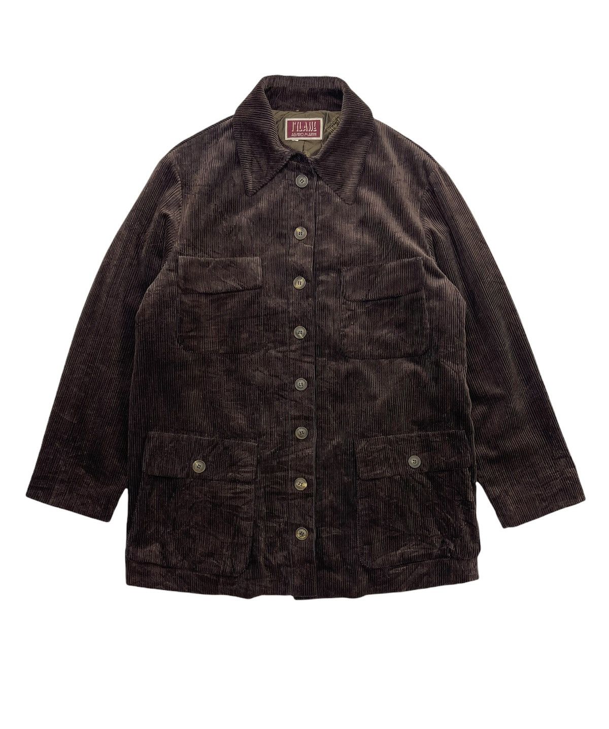 Alviero Martini ALVIERO MARTINI CORDUROY JACKET Size US L / EU 52-54 / 3 - 1 Thumbnail
