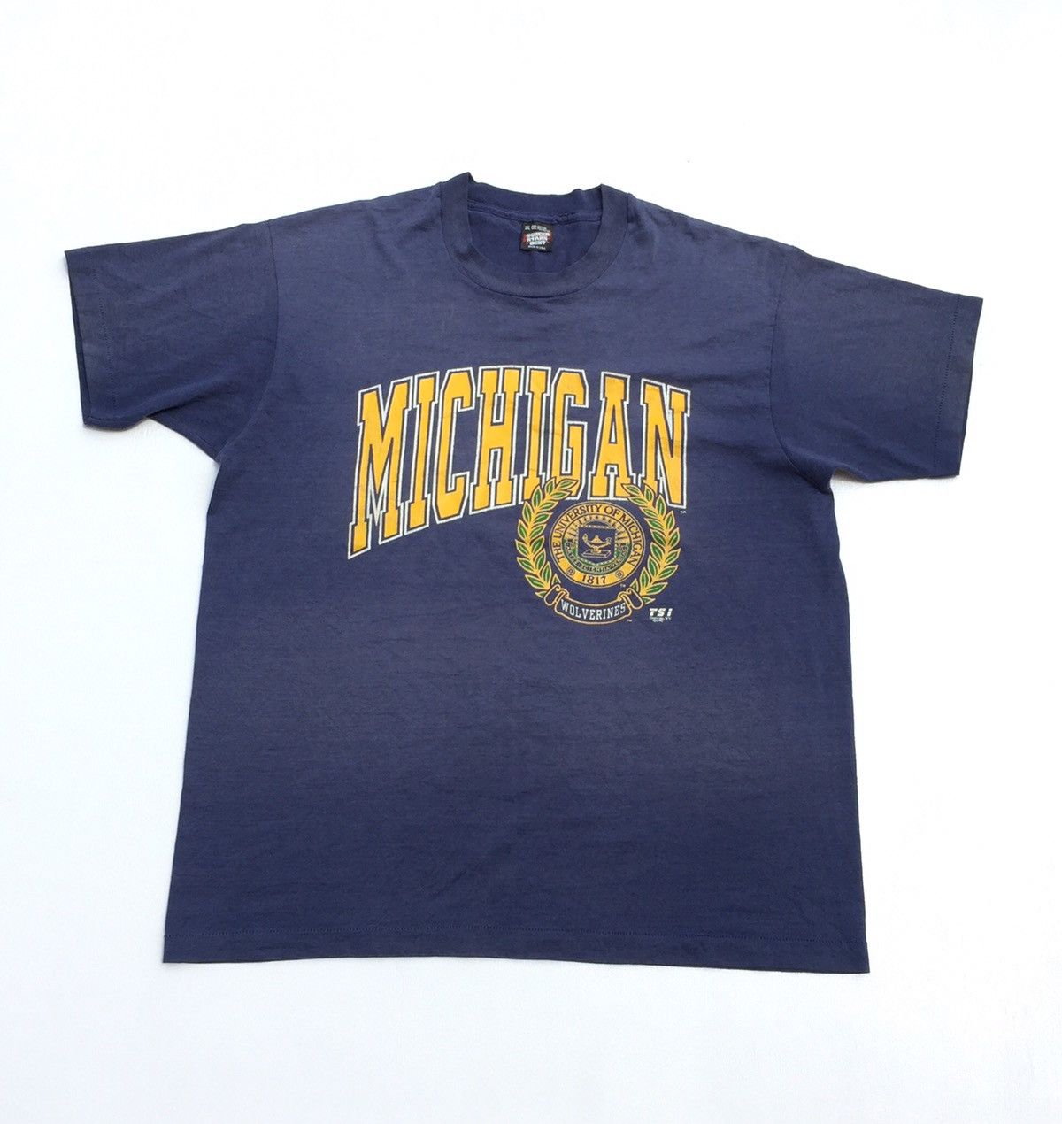 Vintage Vintage 90s Single Stich The University of Michigan Size US XXL / EU 58 / 5 - 1 Thumbnail