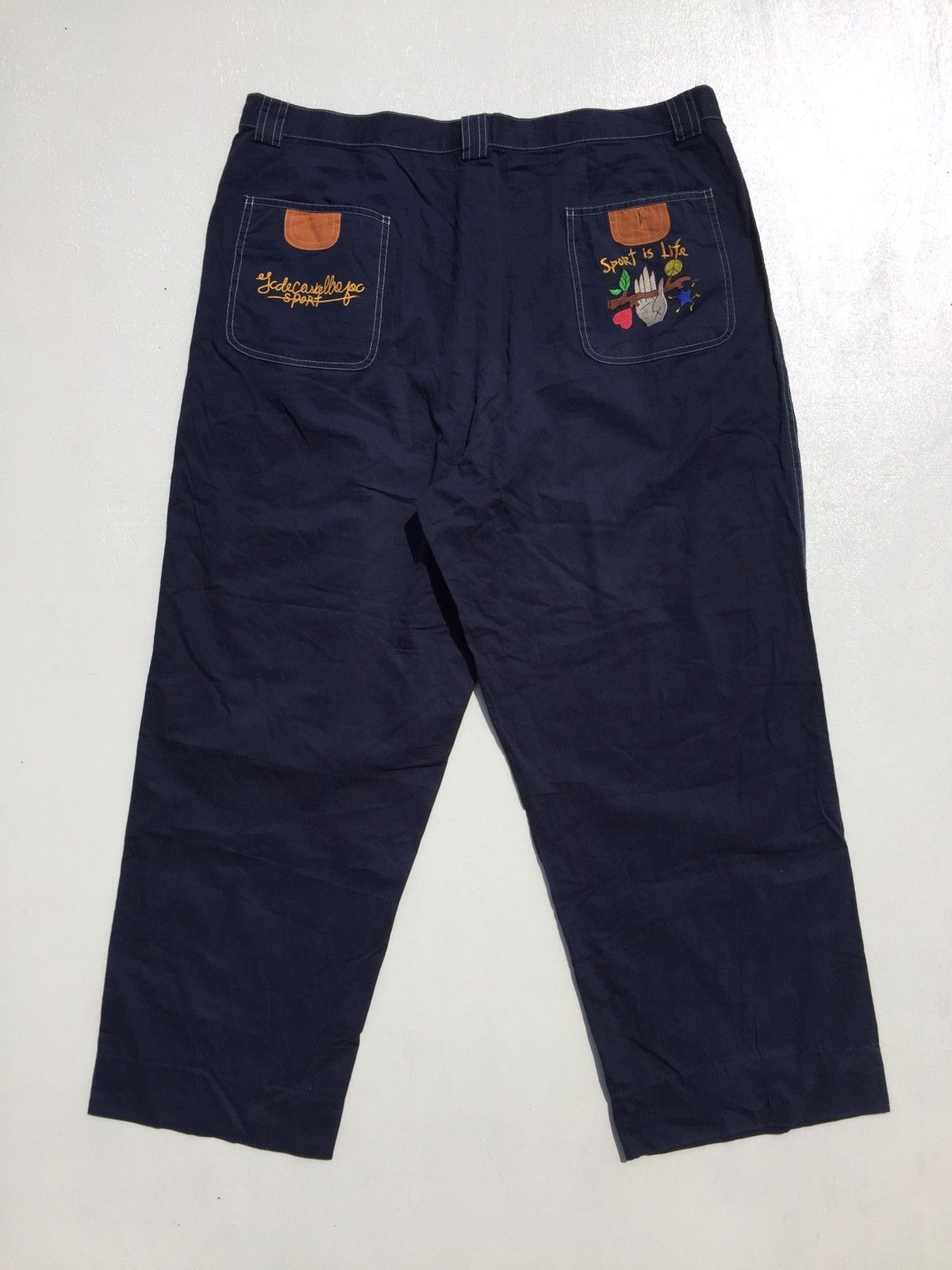 Jean Charles De Castelbajac × Vintage Baggy Jeans Charles De Castelbajac Sport Casual Pants Size US 38 / EU 54 - 4 Thumbnail