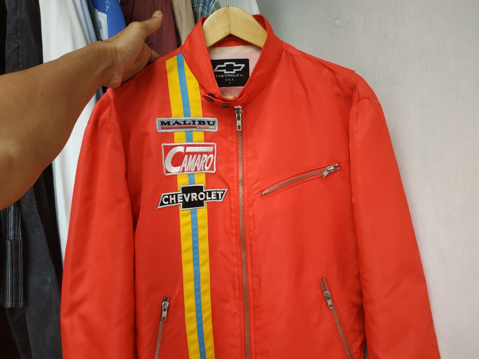 Chevrolet Fit M to L, Vintage Chevrolet Racing Jacket Size US L / EU 52-54 / 3 - 2 Thumbnail