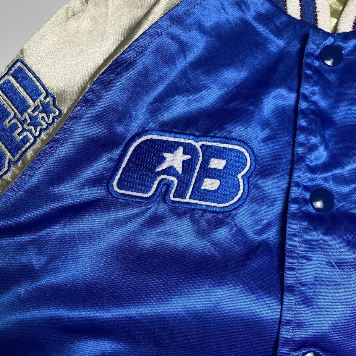 Angel Blue ❤️‍🔥NEED GONE❤️‍🔥1990s Angel Blue - Sateen Varsity Jacket Size US M / EU 48-50 / 2 - 7 Thumbnail