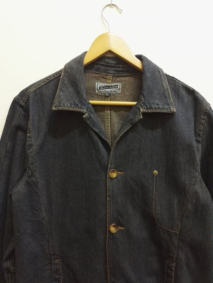 Japanese Brand Rare🔥 Modern Gallery Worker Jacket Jeans Nice Design (c27) Size US M / EU 48-50 / 2 - 2 Thumbnail