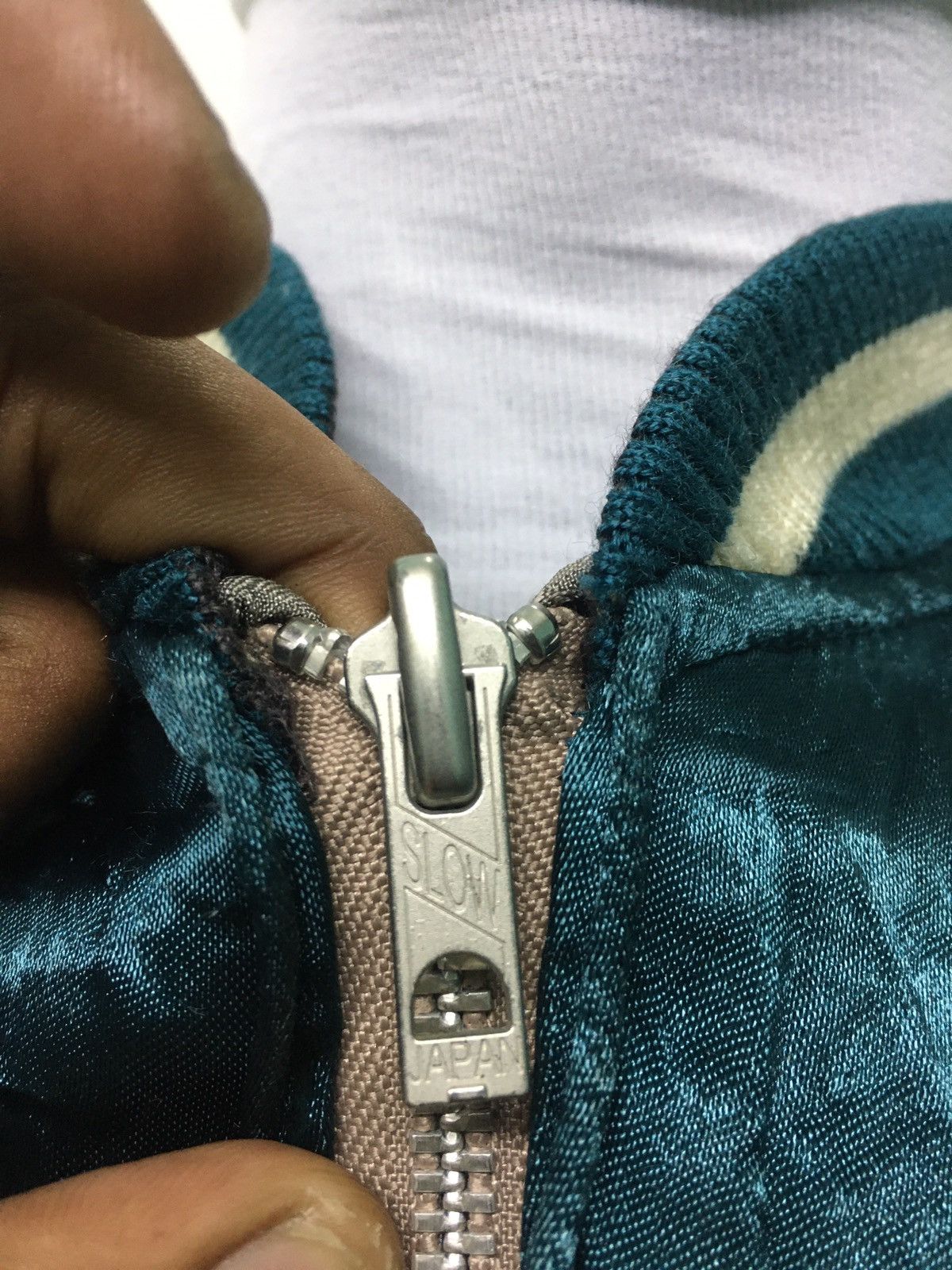 Japanese Brand × Toyo Enterprises Vintage Thrashed Sukajan Emboridery Reversible Size US L / EU 52-54 / 3 - 6 Thumbnail