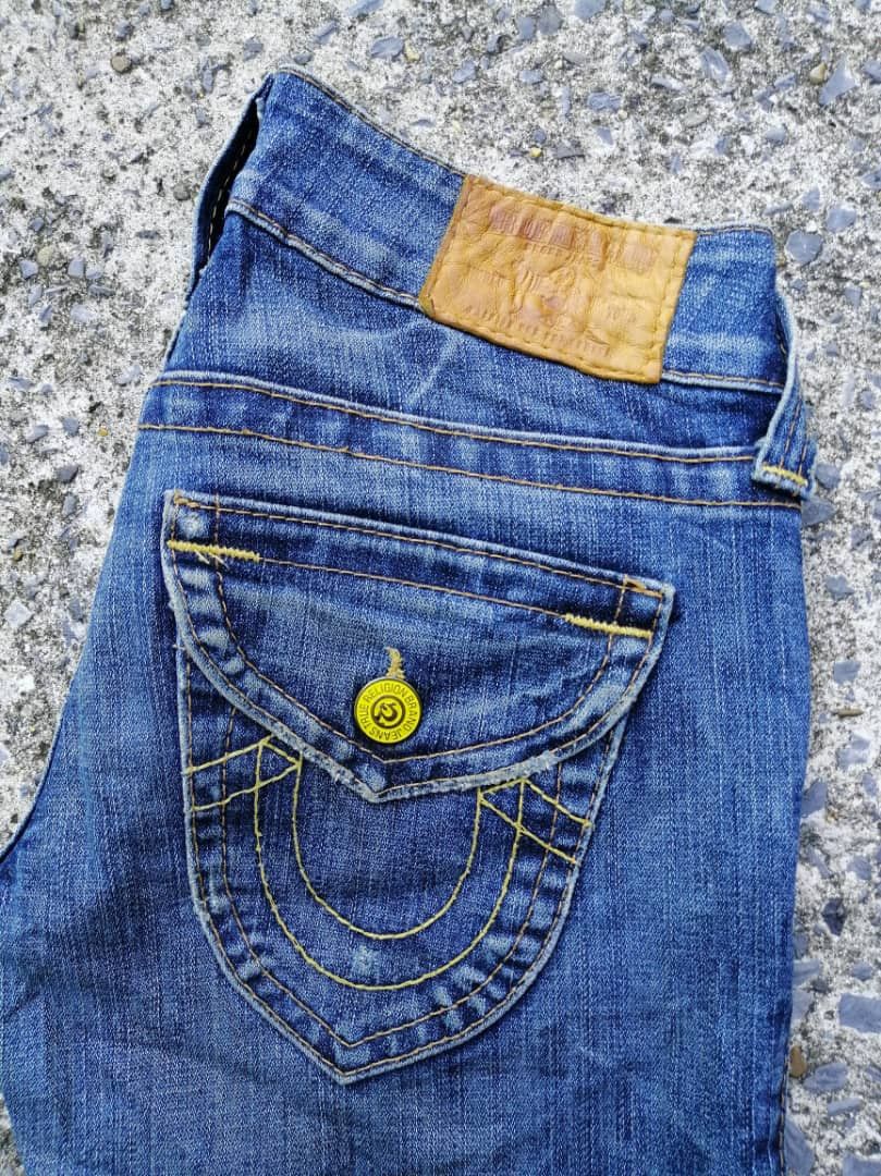 True Religion True Religion Low Rise Denim Jeans Size 25" / US 0 / IT 36 - 6 Thumbnail