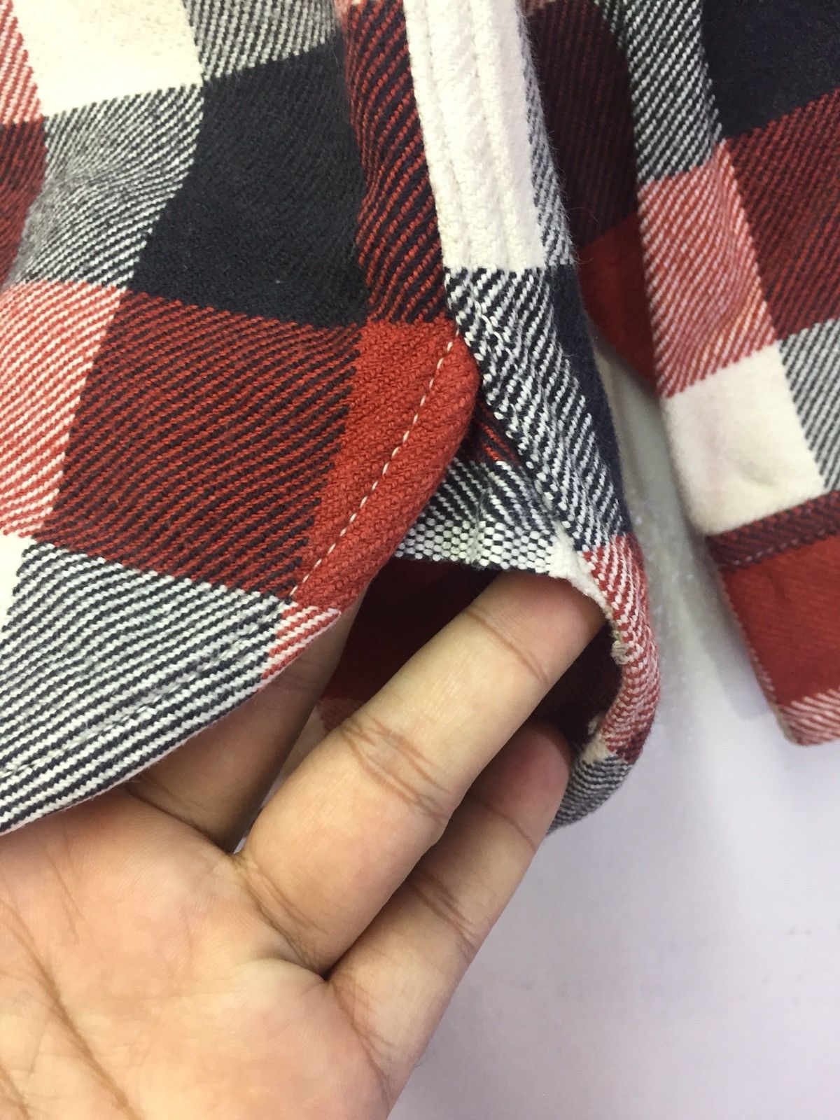 Japanese Brand Pherrows Flanel Checkered Shirt Size US S / EU 44-46 / 1 - 6 Thumbnail