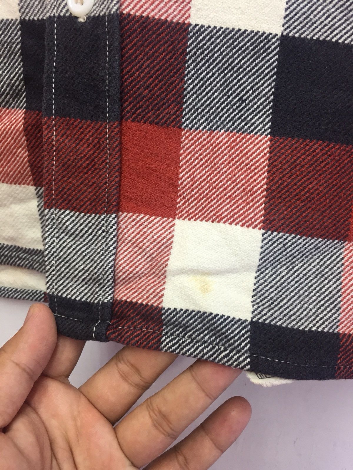 Japanese Brand Pherrows Flanel Checkered Shirt Size US S / EU 44-46 / 1 - 7 Thumbnail