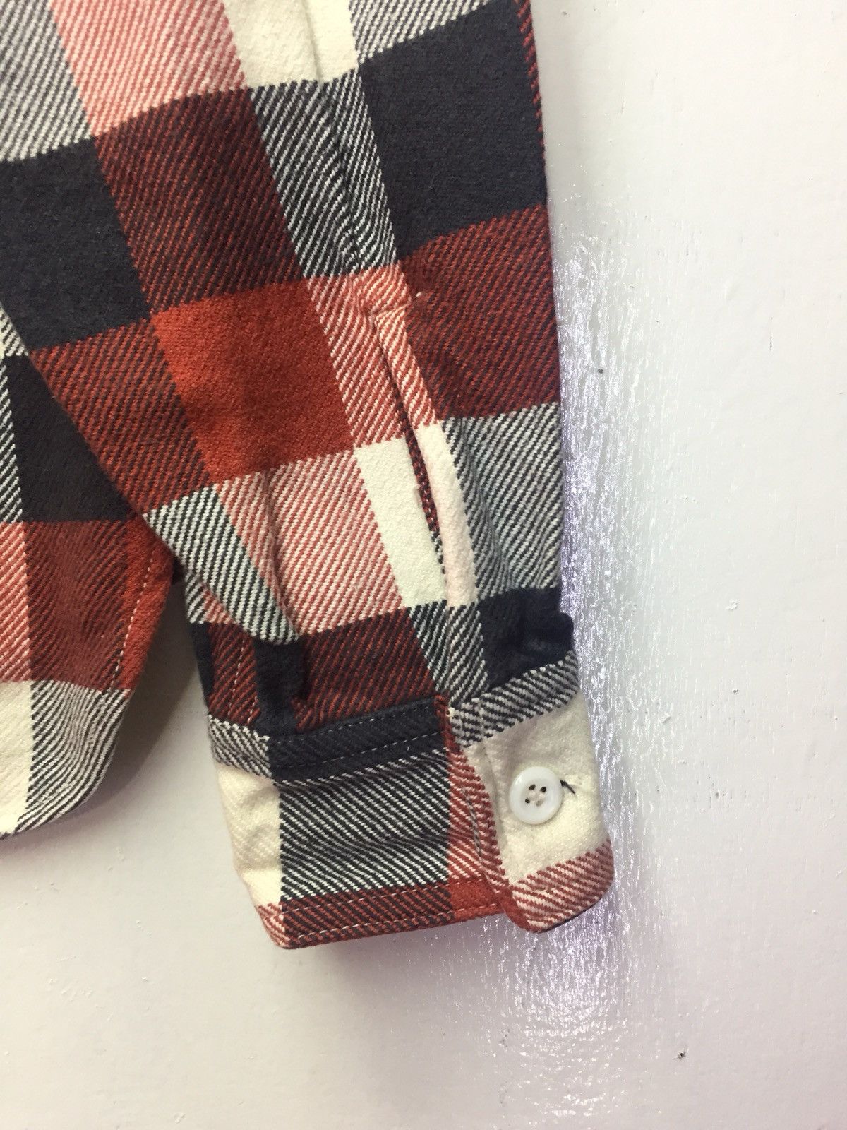 Japanese Brand Pherrows Flanel Checkered Shirt Size US S / EU 44-46 / 1 - 8 Thumbnail