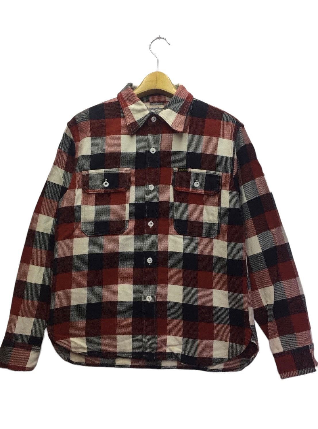 Japanese Brand Pherrows Flanel Checkered Shirt Size US S / EU 44-46 / 1 - 1 Thumbnail