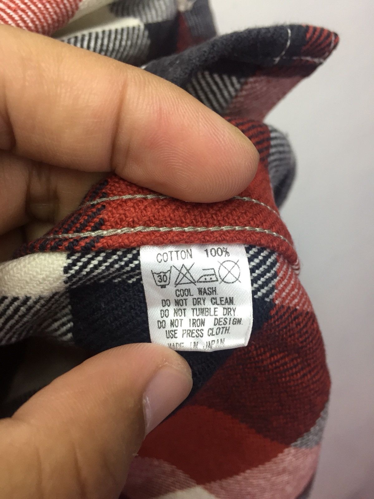 Japanese Brand Pherrows Flanel Checkered Shirt Size US S / EU 44-46 / 1 - 9 Thumbnail