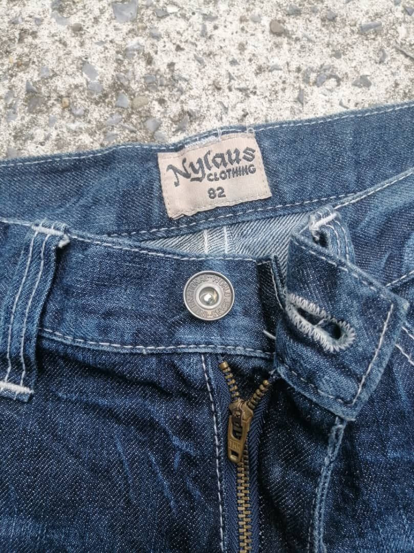 Designer Nylaus Nice Design Denim Jeans Size US 32 / EU 48 - 2 Thumbnail